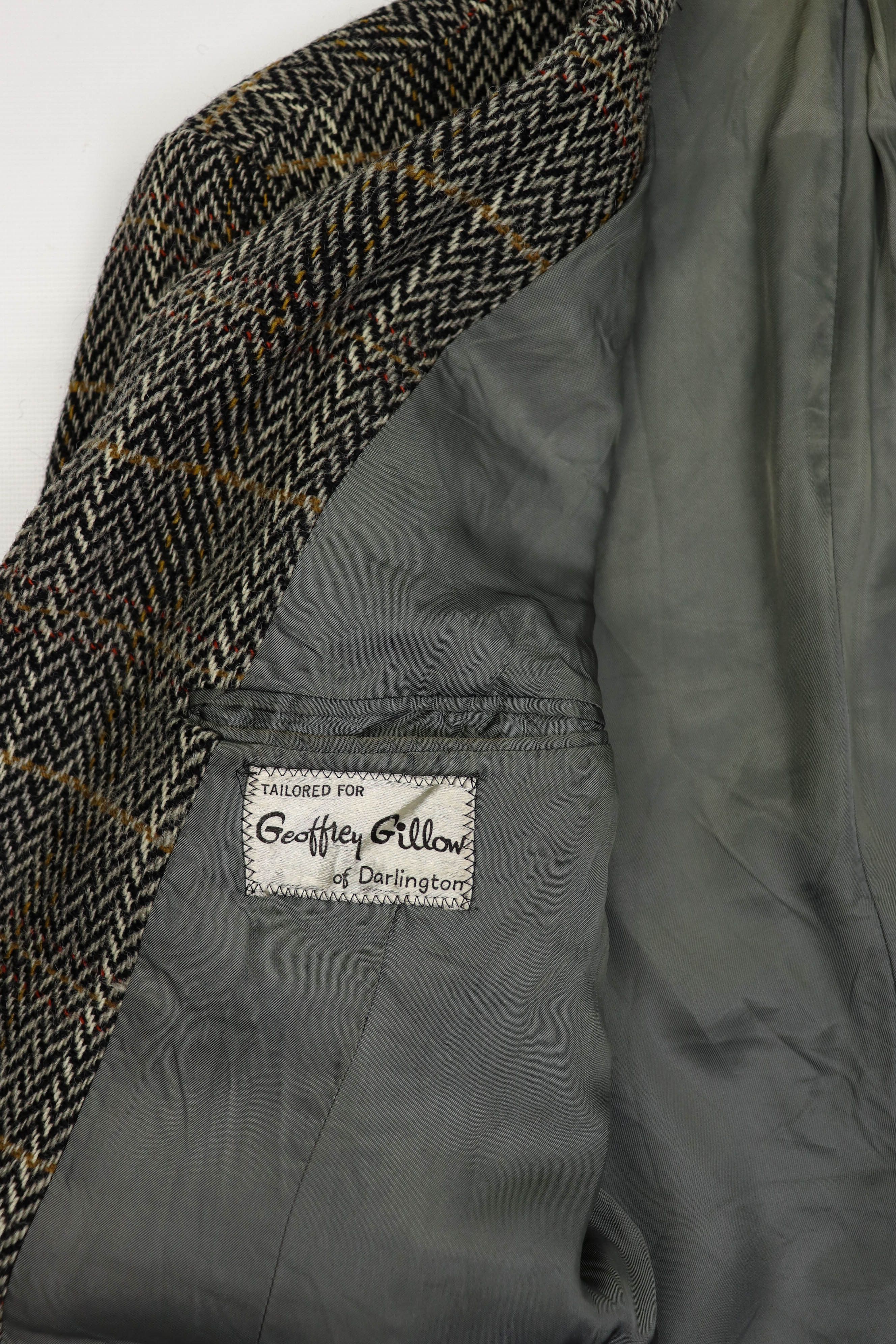 DAKS 80s Vintage DAKS Tartan Heavy Tweed Wool Sport Coat Blazer Size 40R - 15 Thumbnail