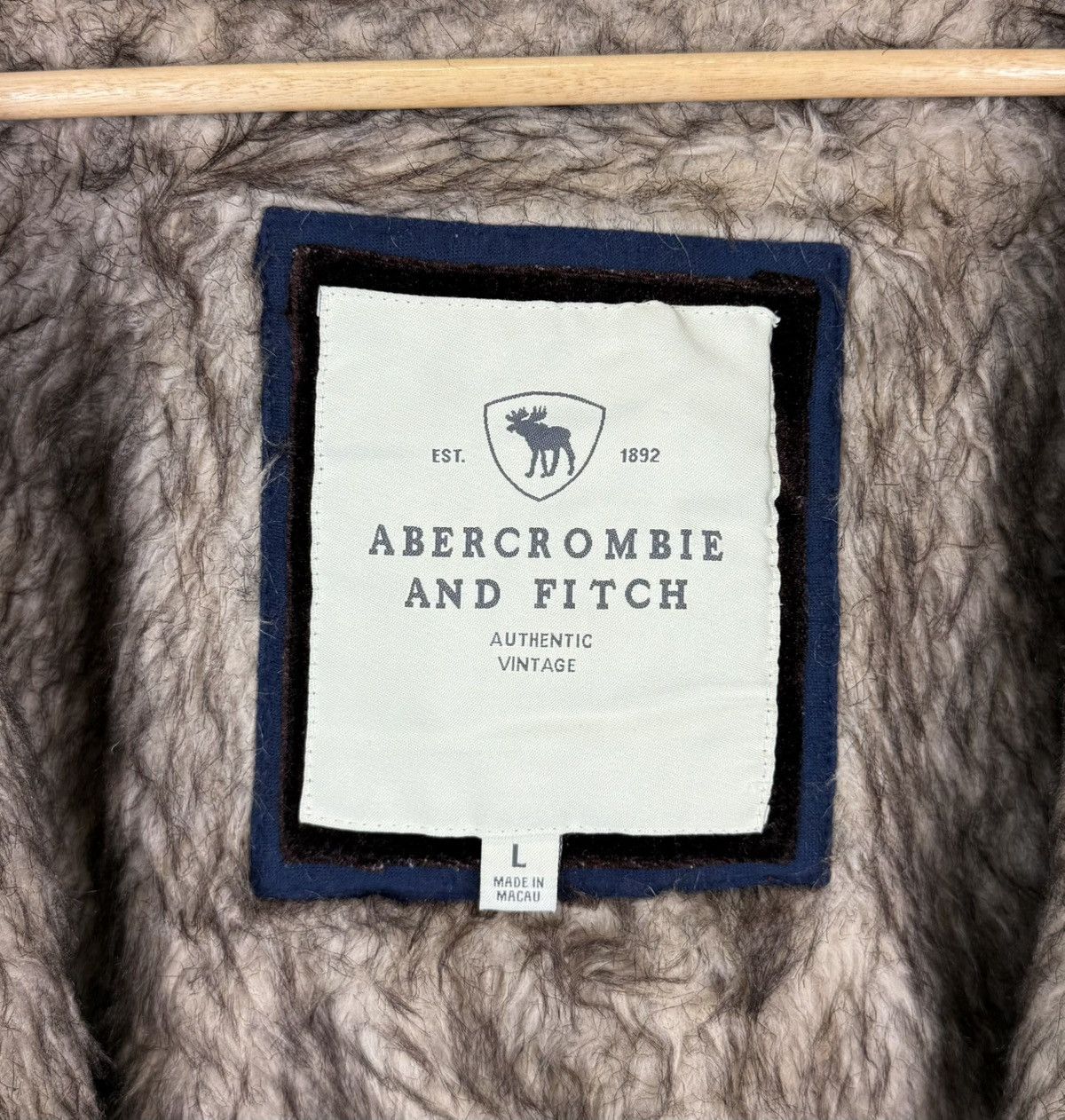 Abercrombie & Fitch Abercrombie & Fitch Full Fur Zip Hoodie ifsixwasnine style Size US L / EU 52-54 / 3 - 4 Thumbnail