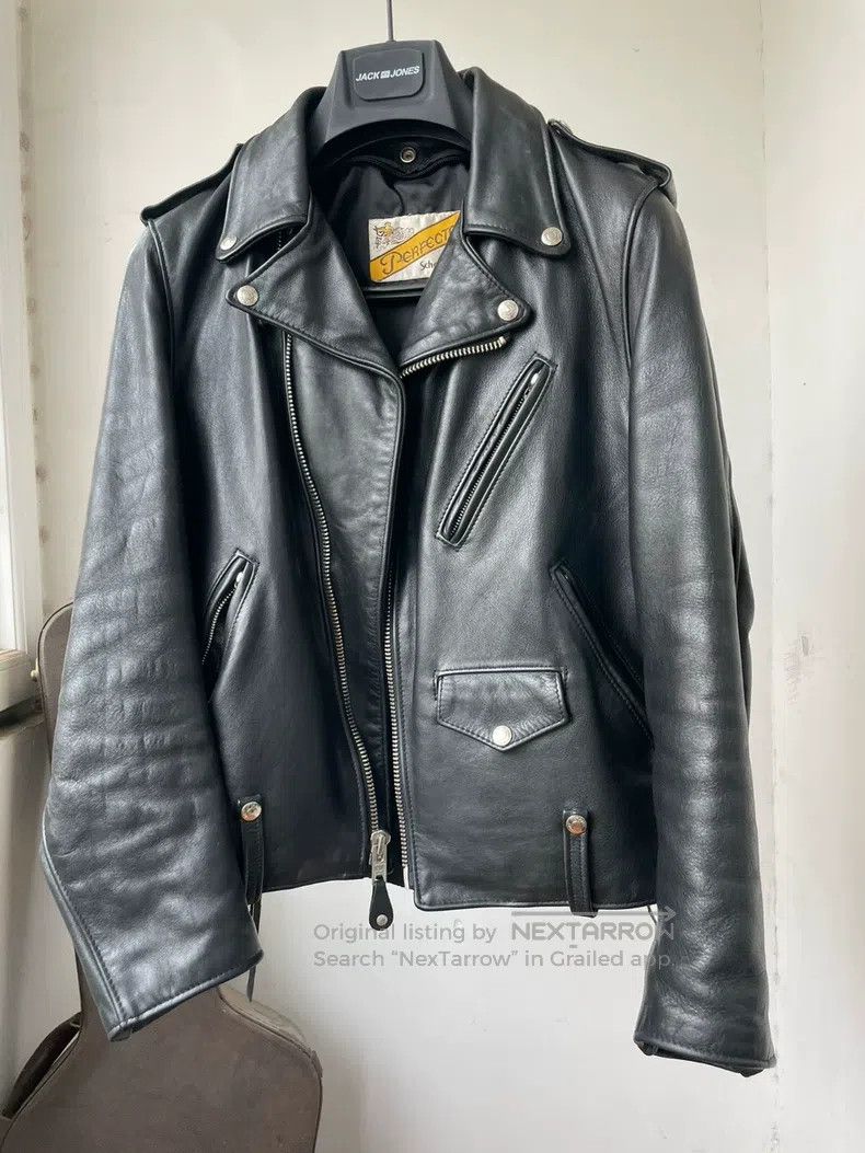 Schott Schott American rock and roll leather jacket Size US XXS / EU 40 - 1 Thumbnail