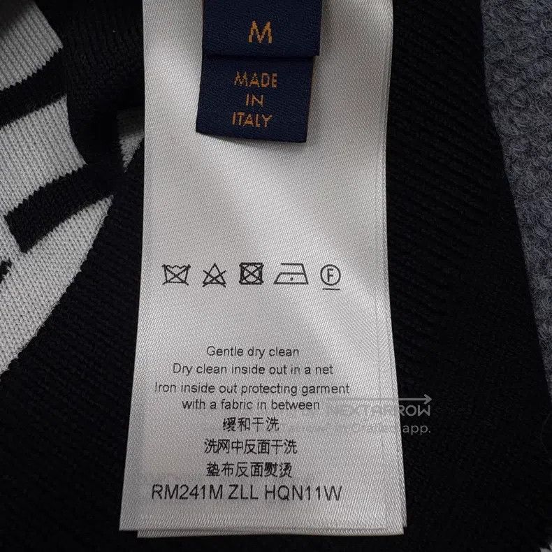 Louis Vuitton Louis Vuitton Black and white jacquard logo sweater Size US M / EU 48-50 / 2 - 8 Thumbnail
