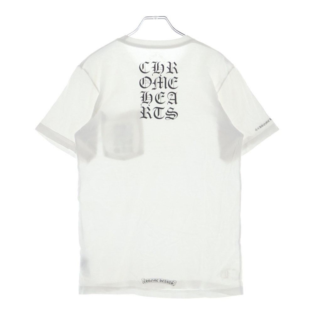 Chrome Hearts Chrome Hearts Vertical Logo Pocket Tee White Size US S / EU 44-46 / 1 - 1 Thumbnail
