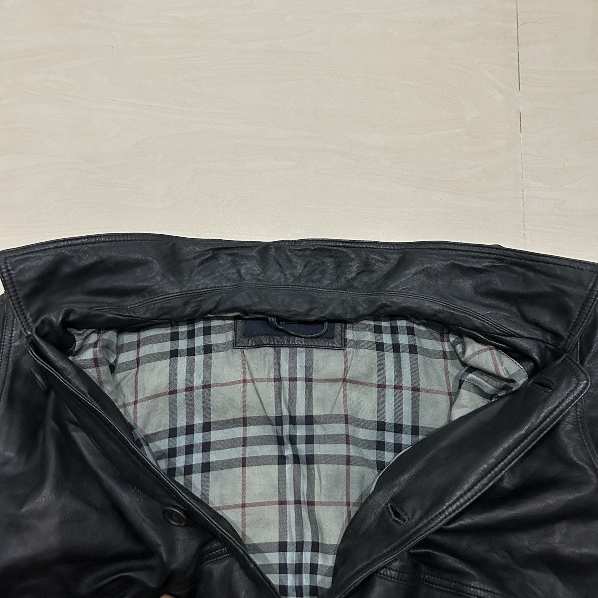 Burberry Vintage Burberry London Leather Jacket Size US M / EU 48-50 / 2 - 14 Thumbnail