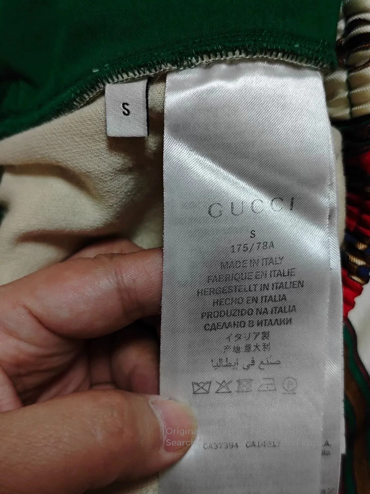 Gucci Gucci Silk Chain Green Paneled Pants. Size US 28 / EU 44 - 4 Thumbnail