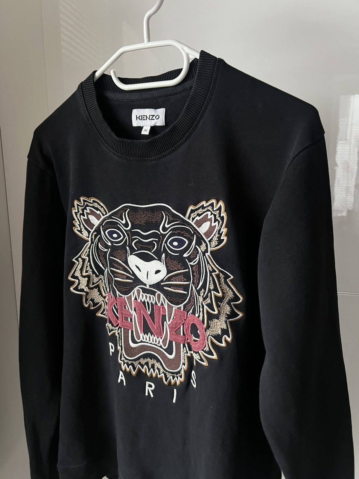 Kenzo ‼️New Kenzo Big Logo Tiger Logo Teddy Pure Sweatshirt ‼️ Size US M / EU 48-50 / 2 - 8 Thumbnail