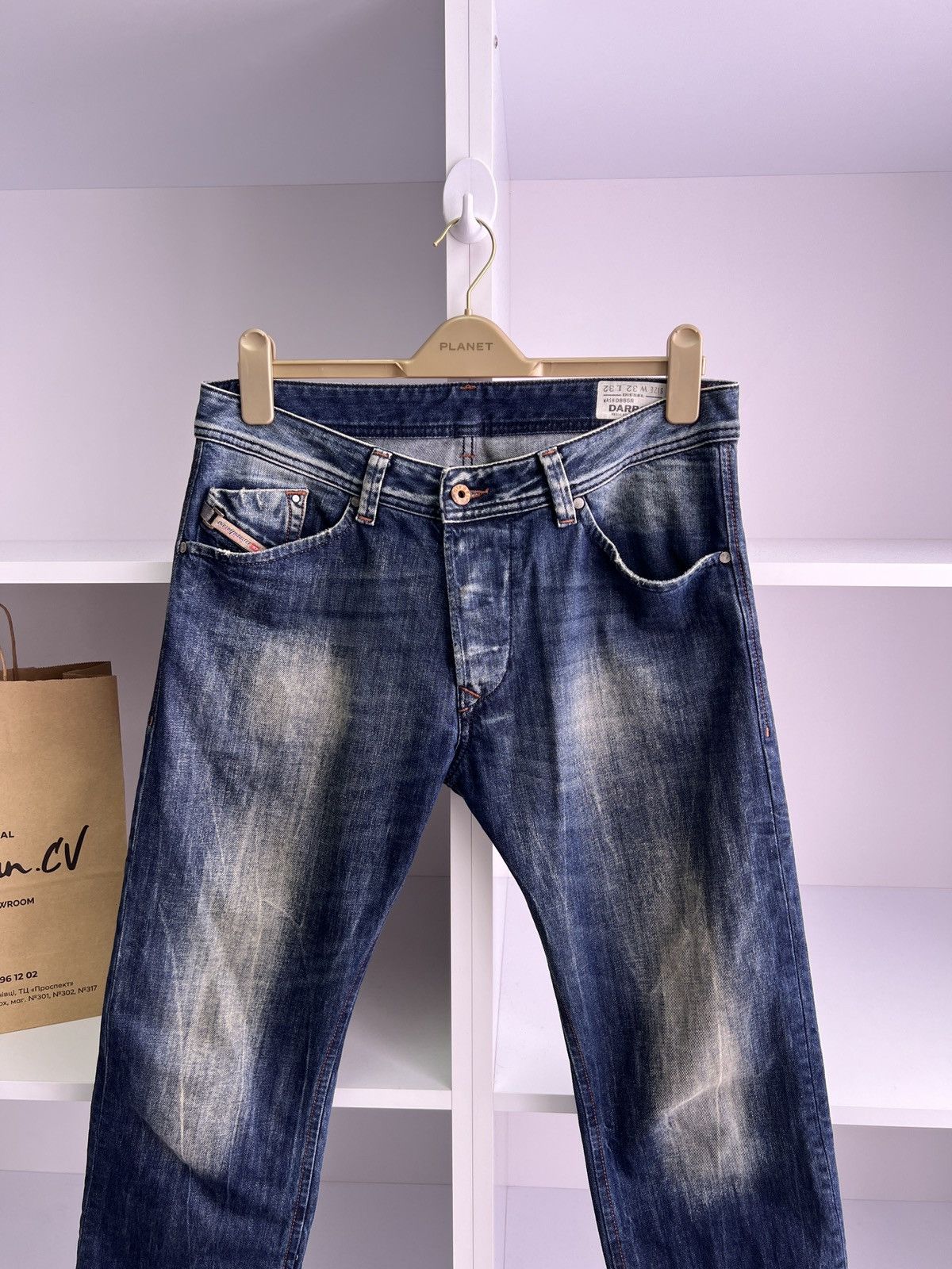 Diesel × Vintage Vintage Diesel Darron Archival Jeans Size US 32 / EU 48 - 5 Thumbnail