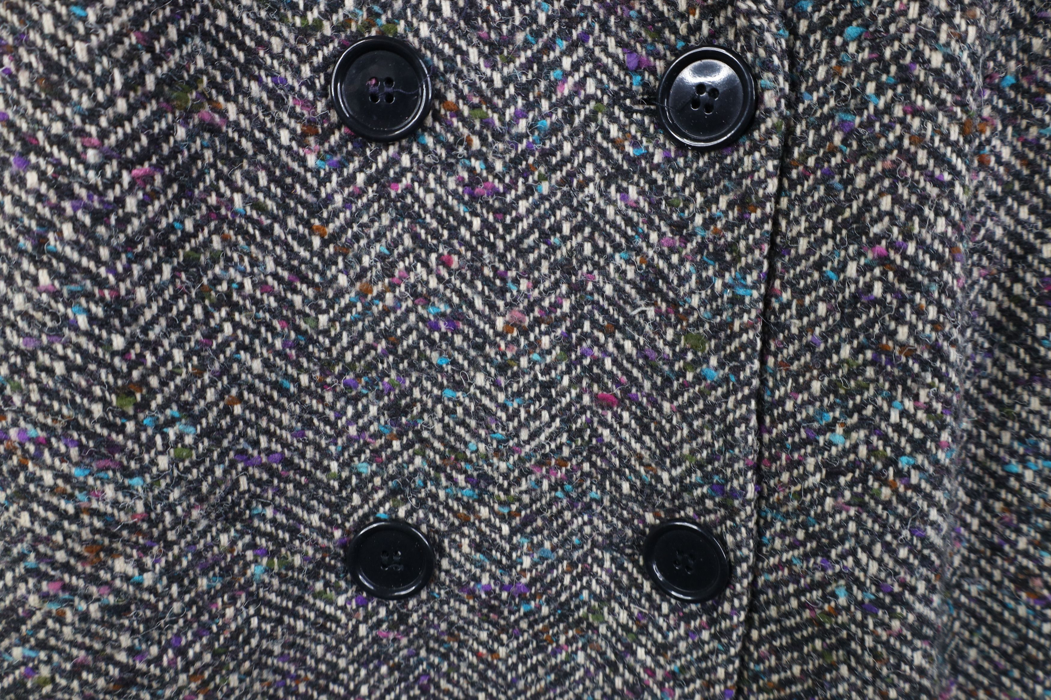 Vintage Vintage 80s 90s Streetwear Wool Tweed Overcoat Jacket USA Size XXL / US 16-18 / IT 52-54 - 5 Thumbnail