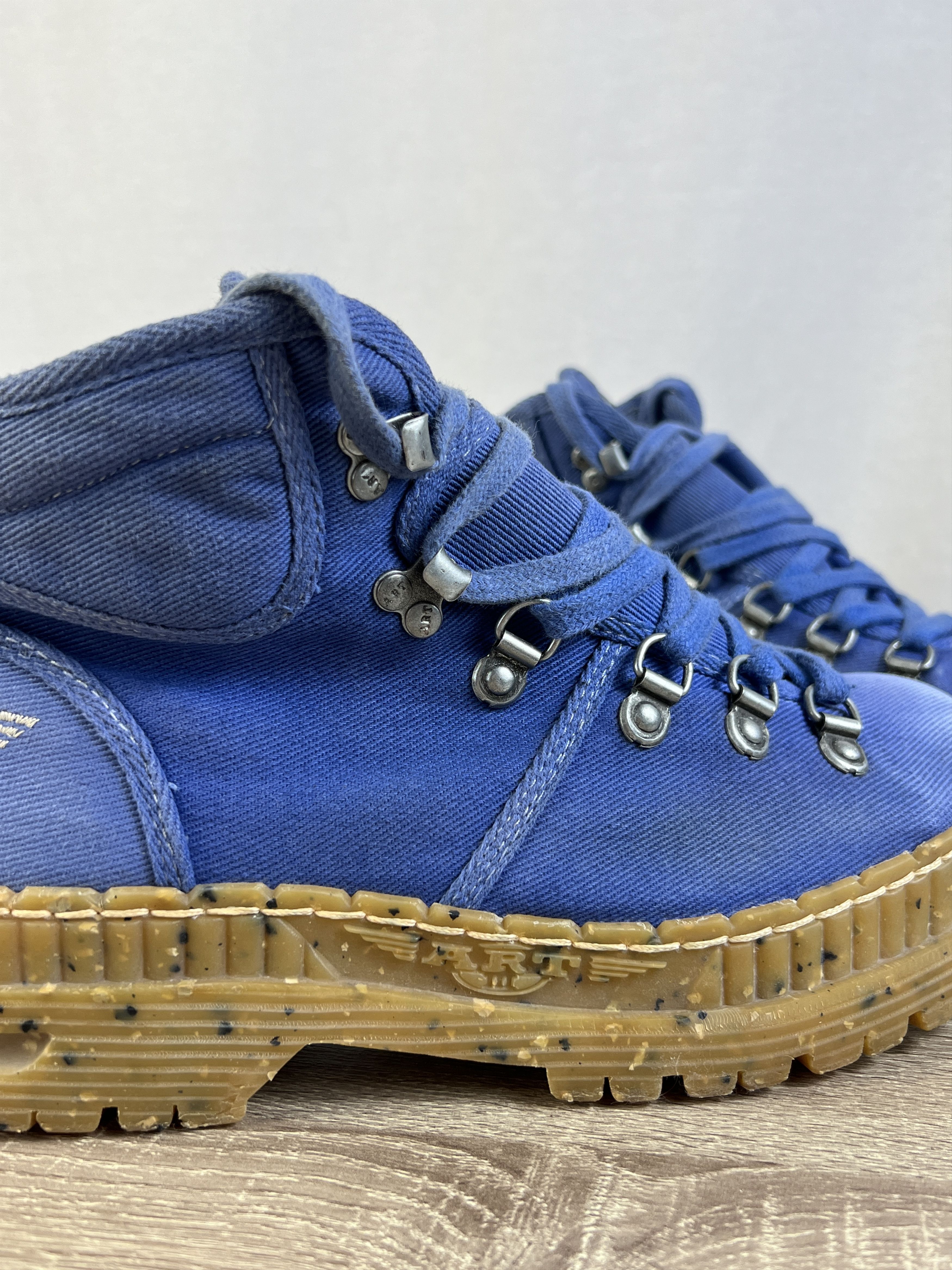 Japanese Brand Vintage The Art Company Chunky Blue Personal Boots Size US 8.5 / EU 41-42 - 14 Thumbnail