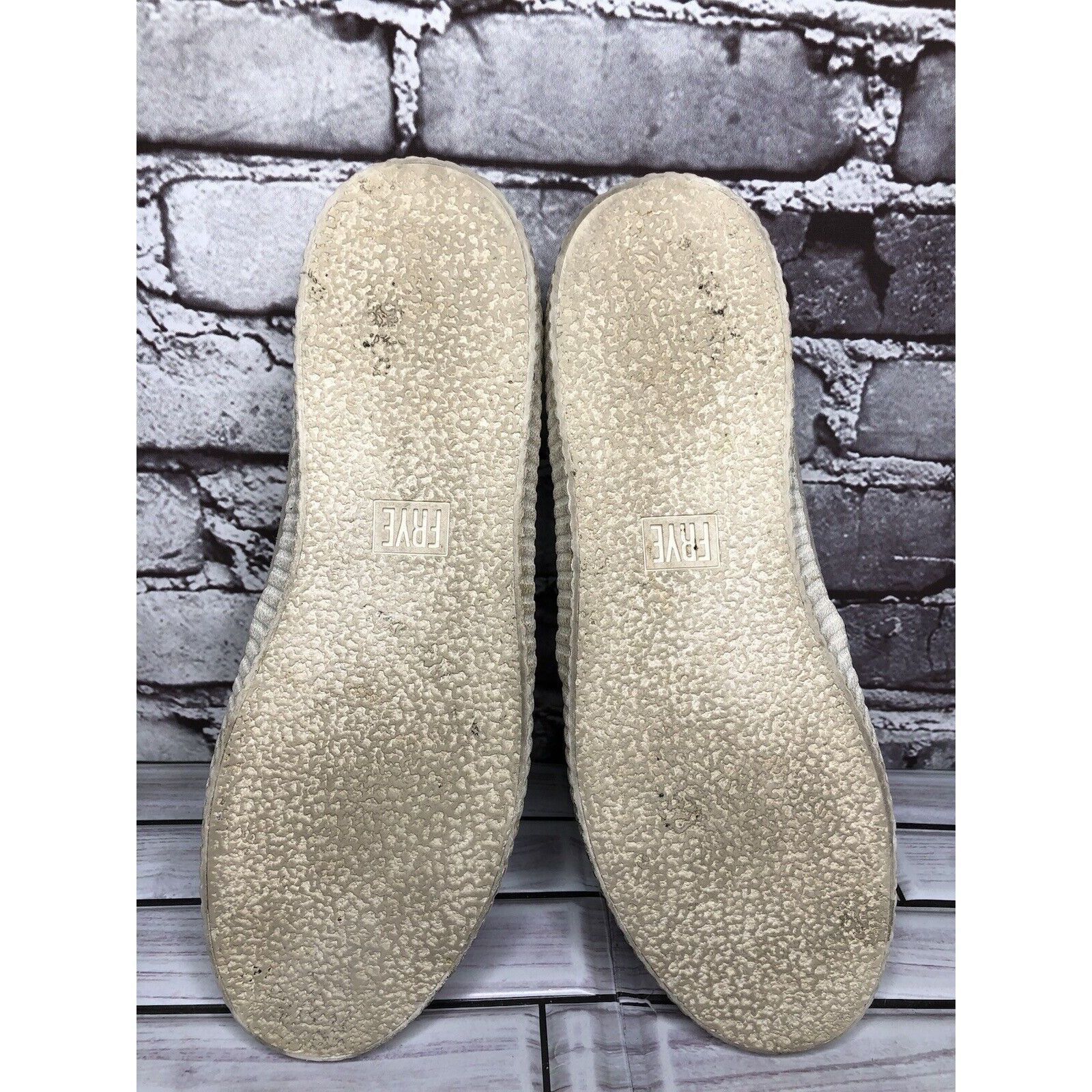 Frye Frye Faw Beige Suede Leather Slip On Casual Comfort Shoes Wo Size US 8.5 / IT 38.5 - 11 Thumbnail