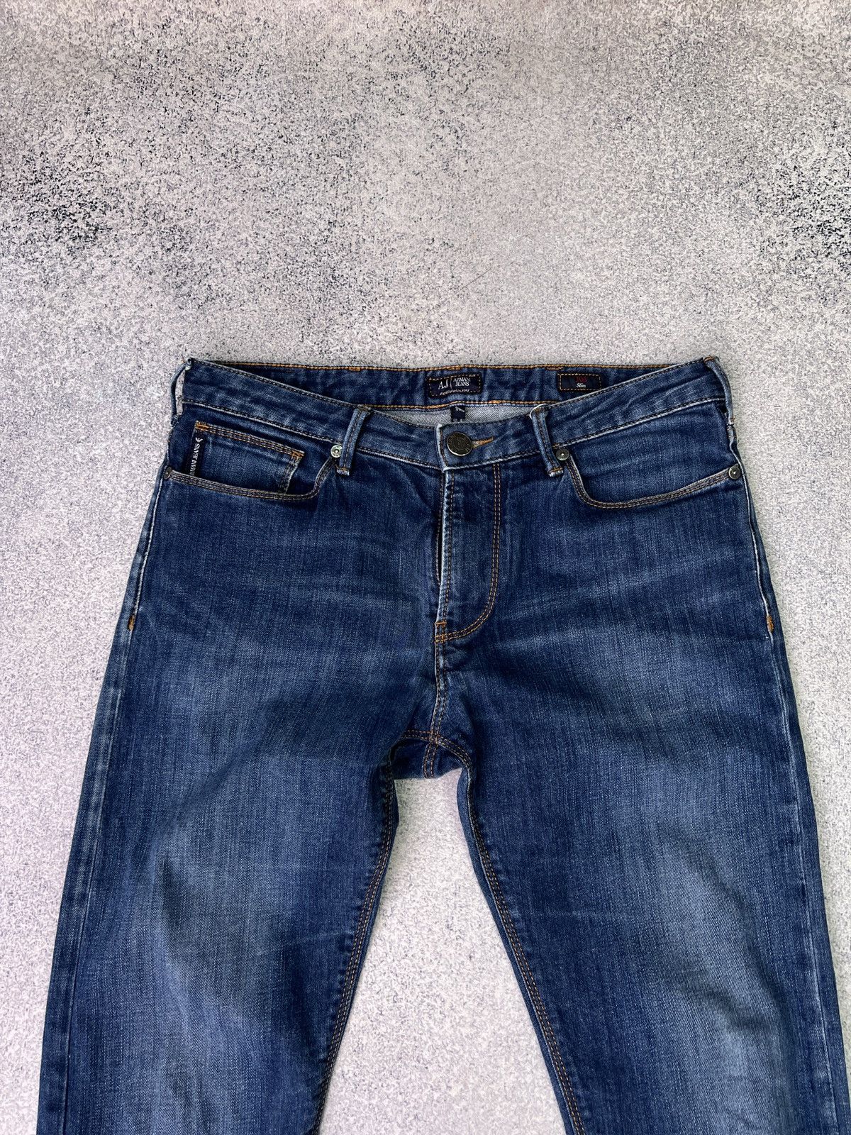 Armani × Vintage Vintage Armani Jeans Denim Blue pants Size US 31 - 7 Thumbnail