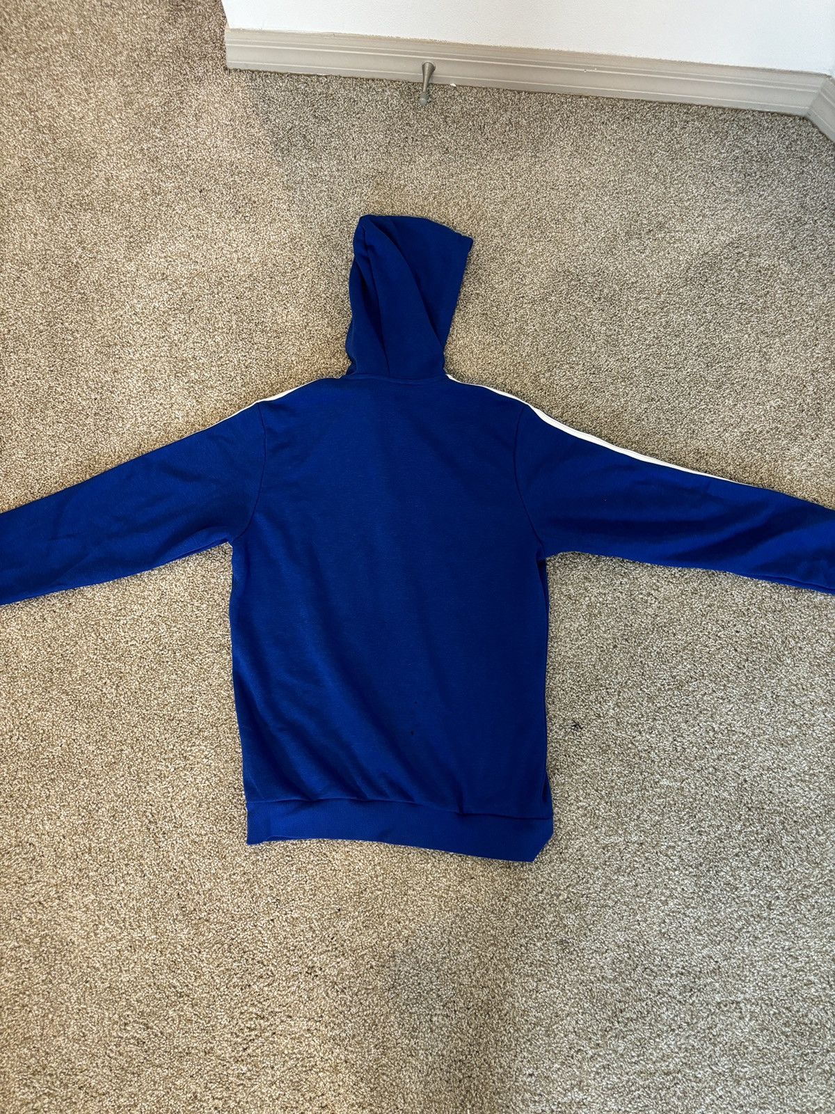 Adidas × Nike Blue Adidas Zip Up Hoodie Size US M / EU 48-50 / 2 - 3 Thumbnail