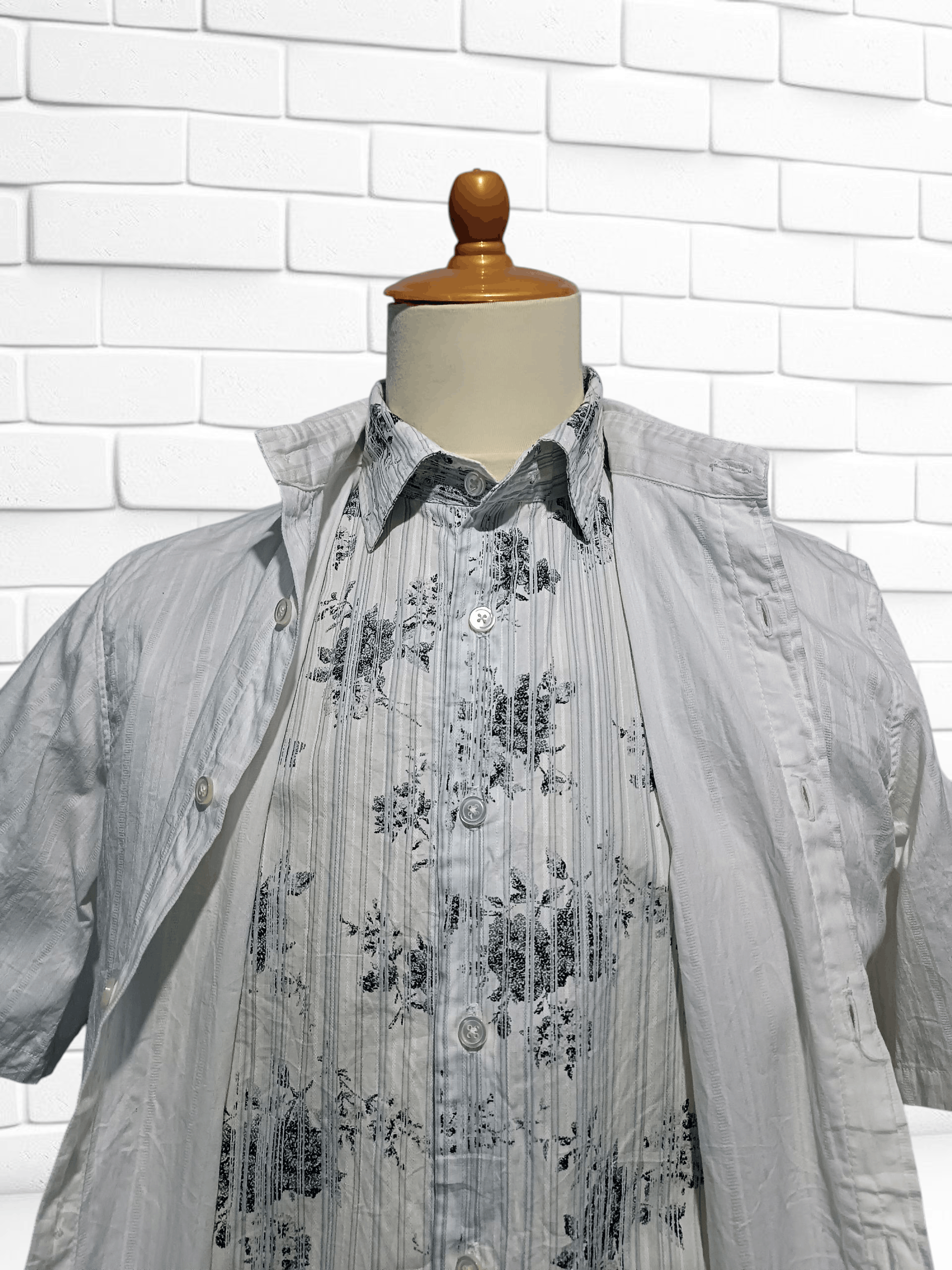 Japanese Brand Double Layer Shirt Size US L / EU 52-54 / 3 - 2 Thumbnail