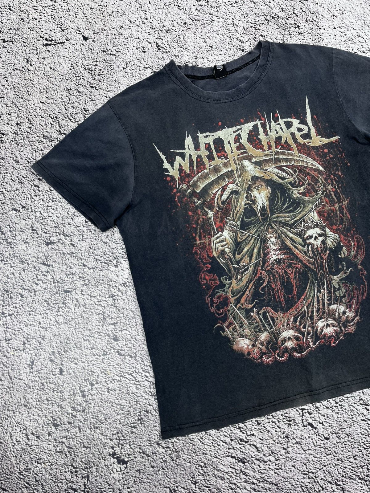 Band Tees Vintage Whitechapel trashed faded deathcore band tshirt Size US L / EU 52-54 / 3 - 2 Thumbnail