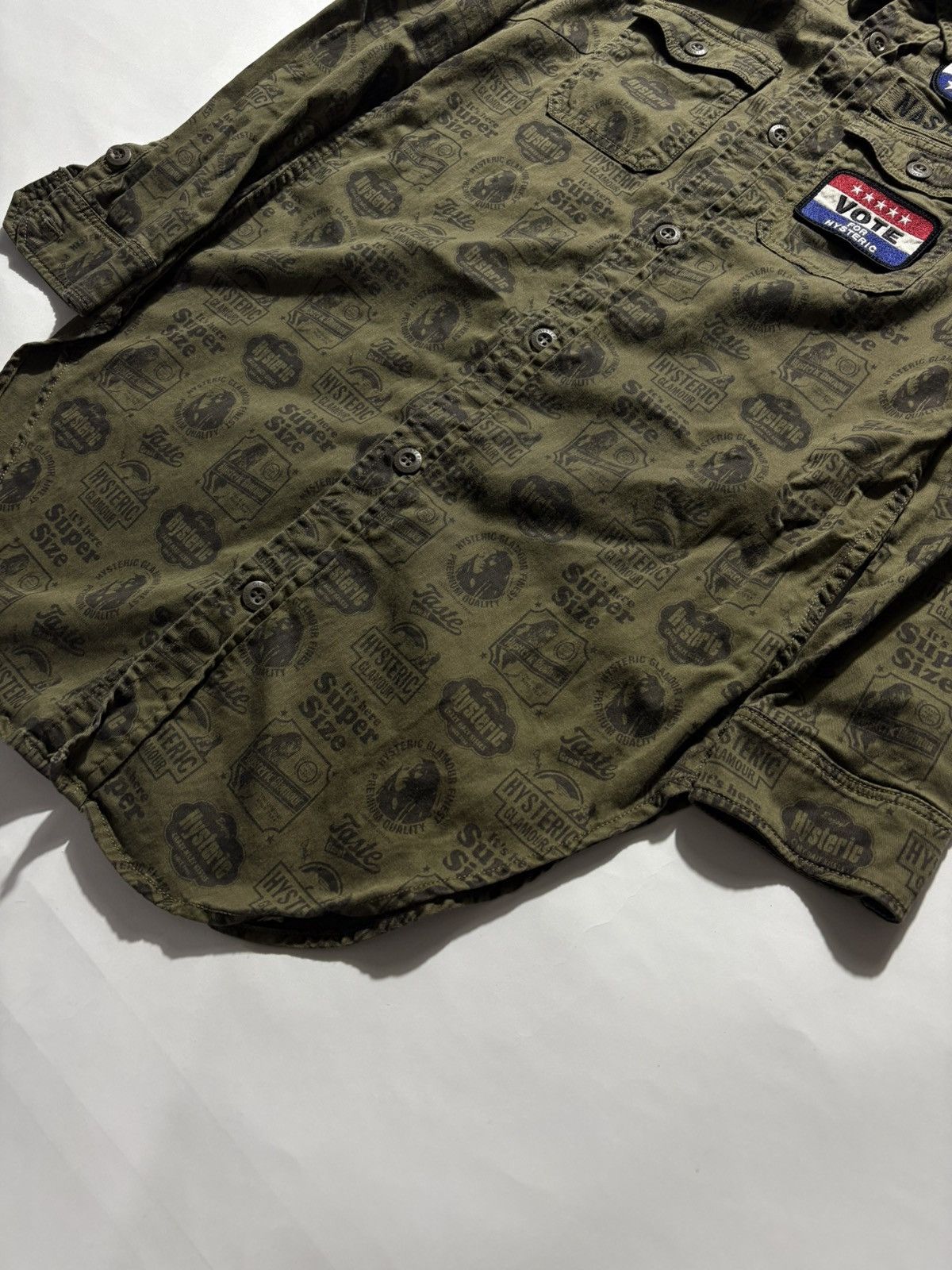 Hysteric Glamour HYSTERIC GLAMOUR ALL OVER PRINT PATCH LOGO L/S Size ONE SIZE - 5 Thumbnail