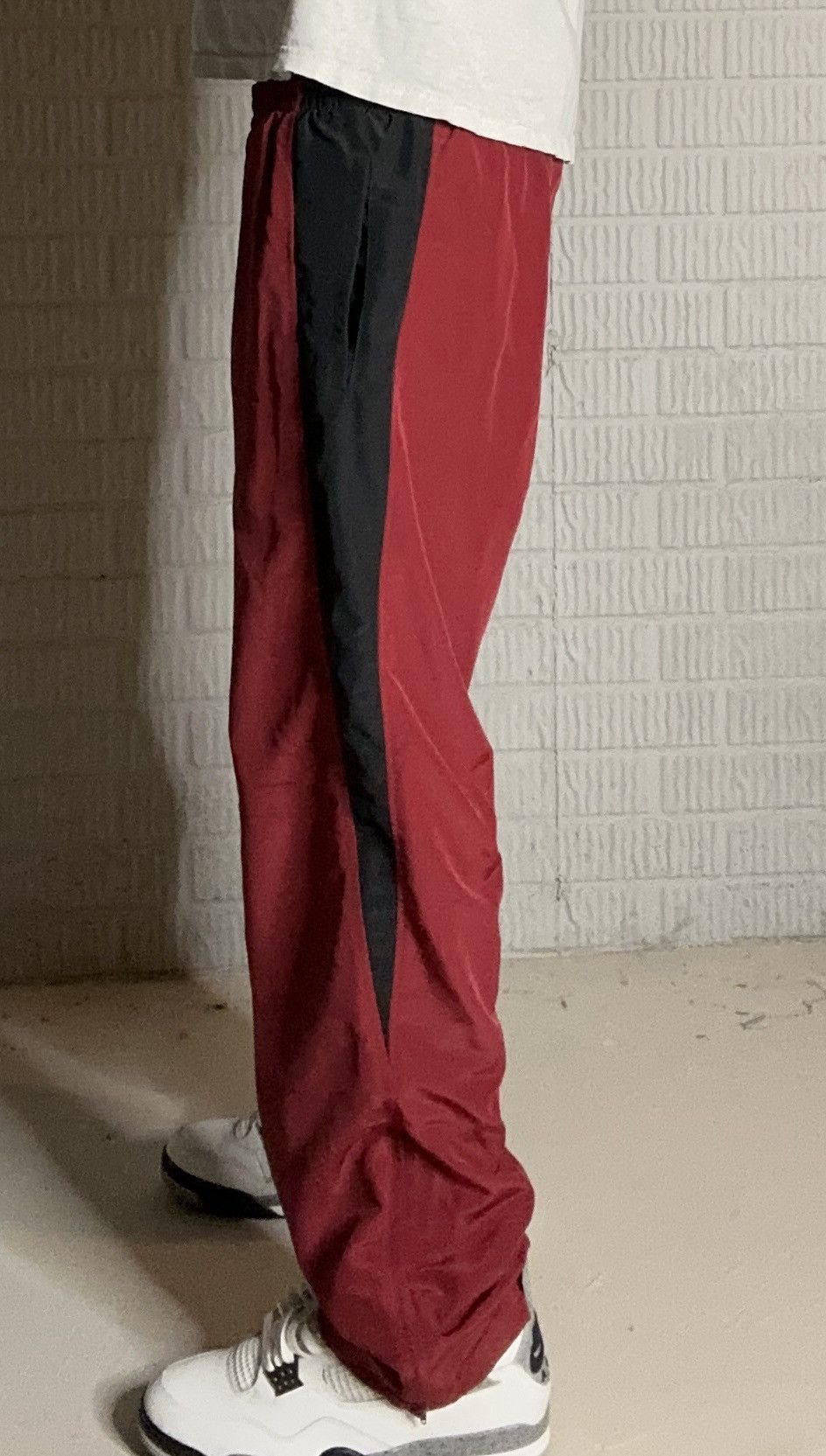 Reebok Y2K 2000s Reebok Baggy Track Pants Size US 34 / EU 50 - 2 Thumbnail