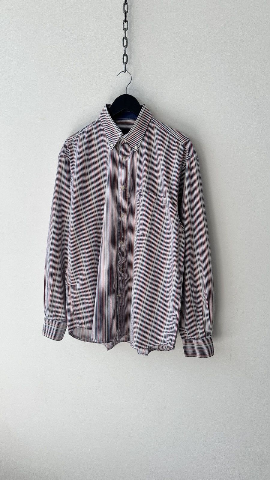 Paul & Shark Paul & Shark Luxury Casual Striped Cotton Shirt Button Down Size US XXL / EU 58 / 5 - 4 Thumbnail