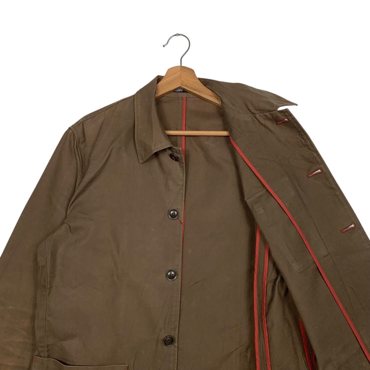 Tornado Mart TORNADO MART Dark Brown Chore Coat Jacket #2763-C125 Size US M / EU 48-50 / 2 - 9 Thumbnail