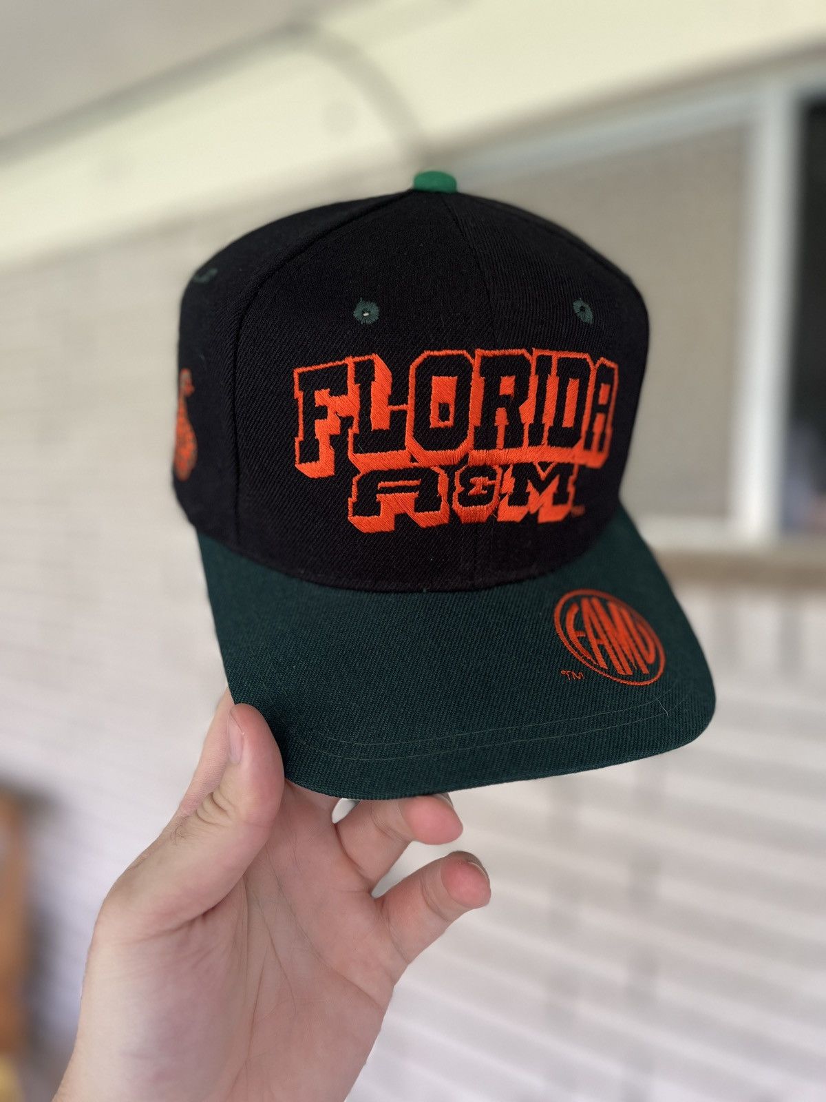 Sports Specialties Vintage 90’s Wool Florida A&M Rattlers NCAA SnapBack Hat Size ONE SIZE - 1 Thumbnail