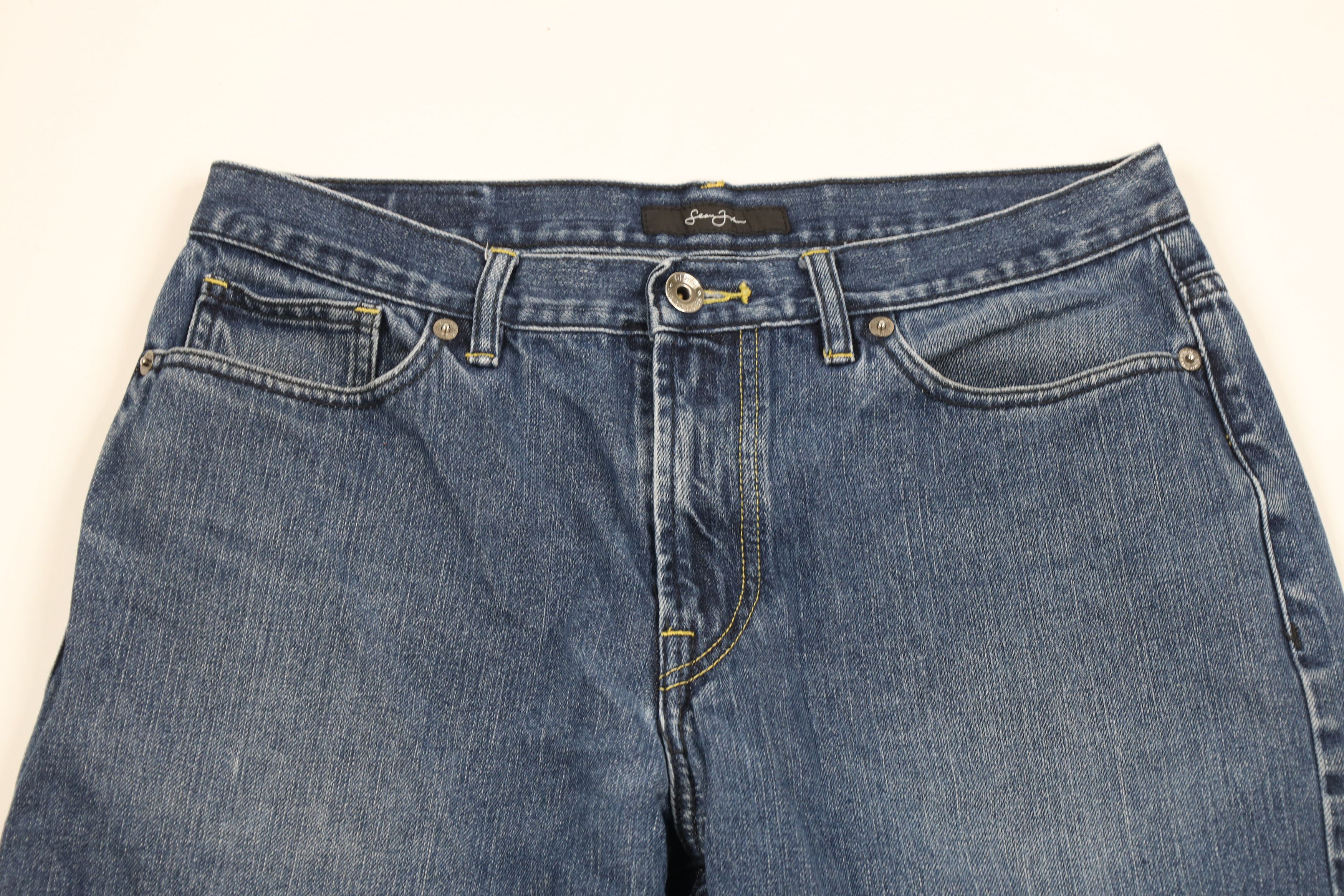 Sean John × Vintage Vintage Sean John Baggy Fit Wide Leg Denim Jeans Blue Size US 34 / EU 50 - 2 Thumbnail