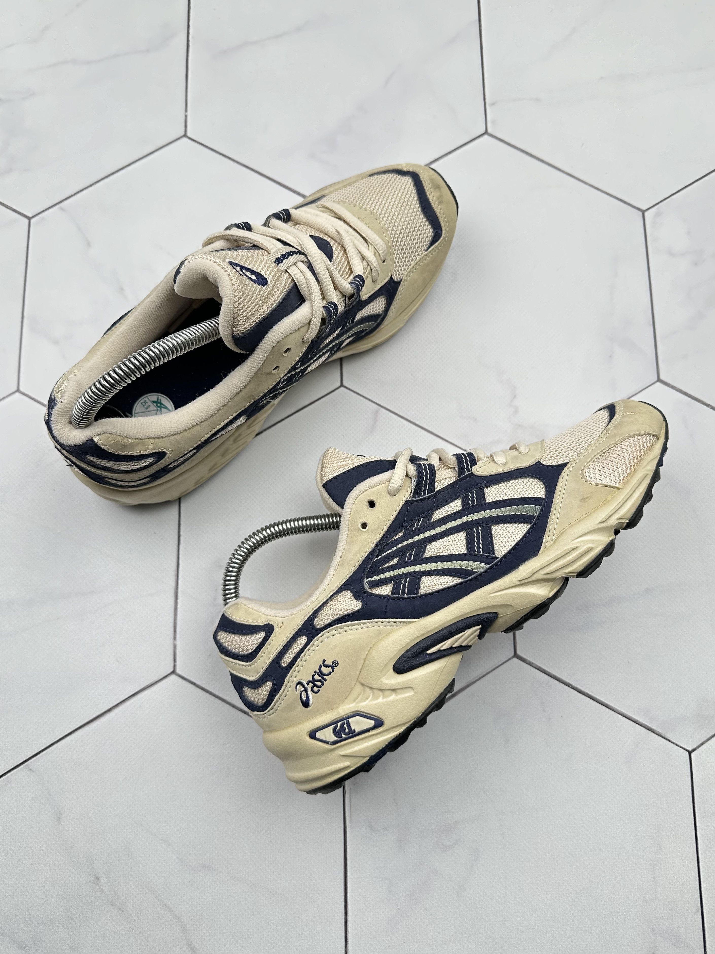 image of Asics Gel Vintage 90's Sneakers in Beige, Women's (Size 8)