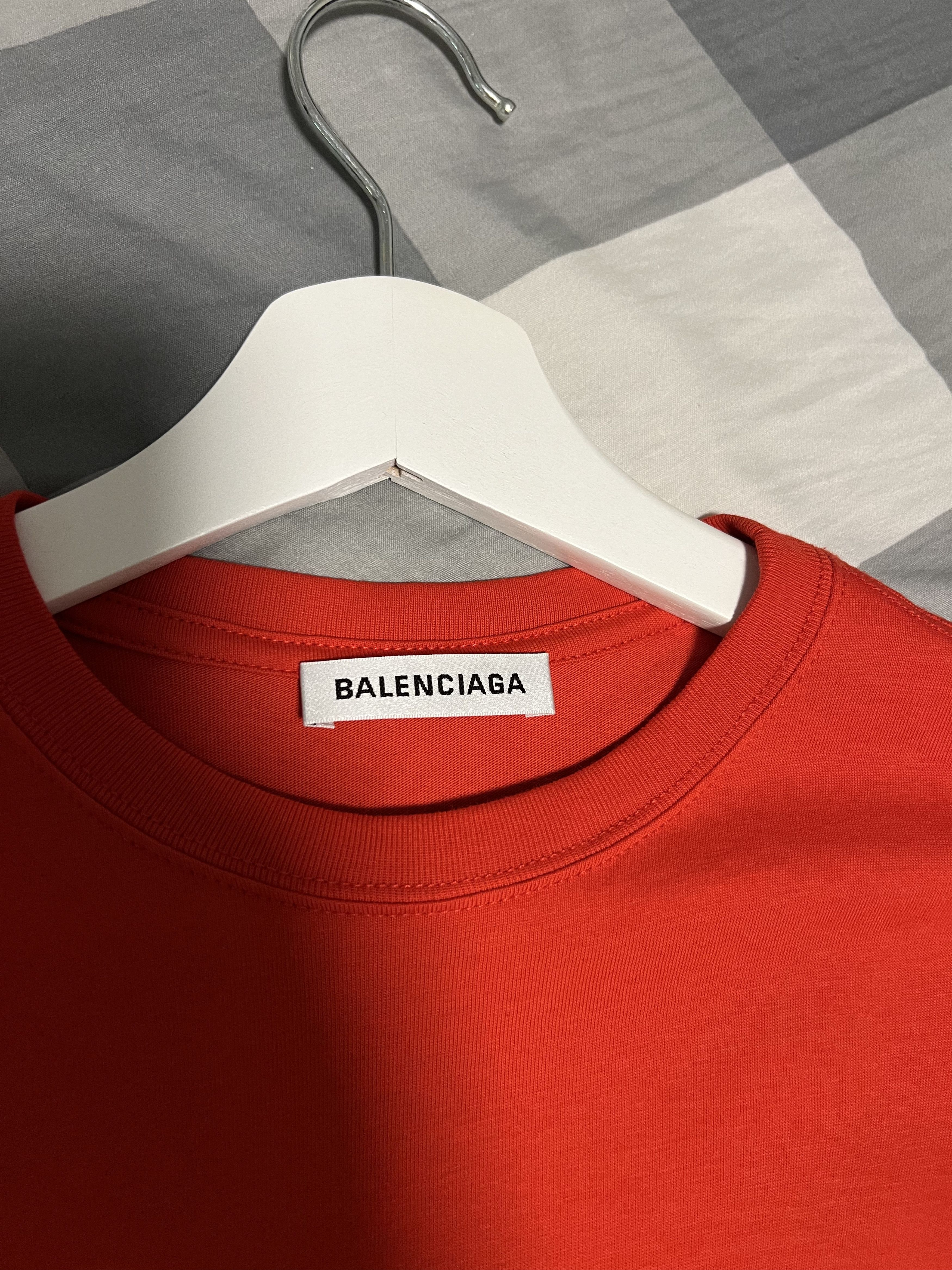 Balenciaga Balenciaga Red Political Logo Campaign Oversized T-shirt Size US S / EU 44-46 / 1 - 2 Thumbnail
