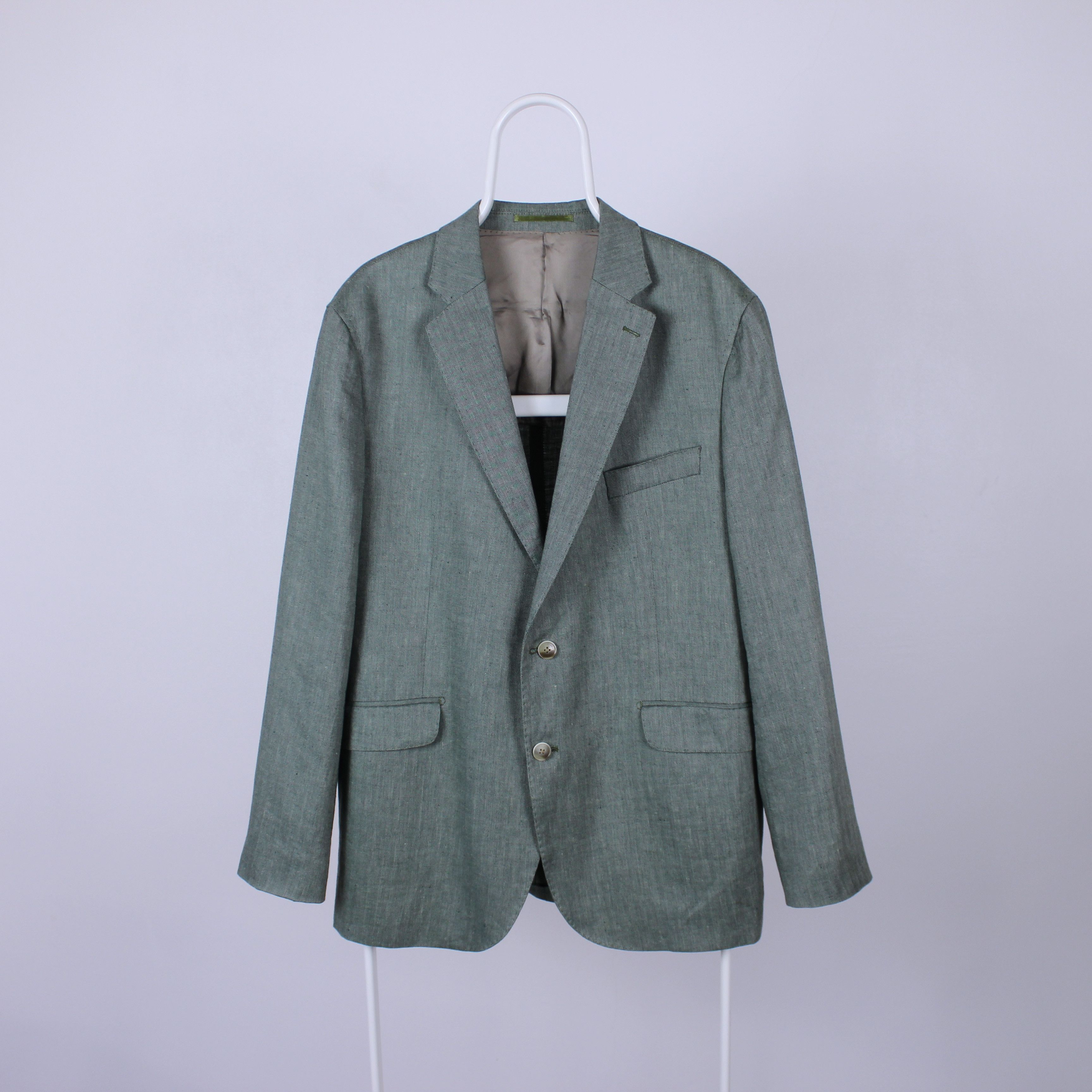Hackett Hackett blazer linen cotton XL 46R 56R tailoring Size 46R - 2 Thumbnail
