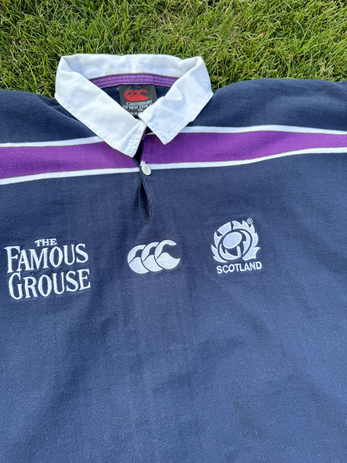Canterbury of New Zealand Scotland The Famous Grousse Rugby Sweatshirt y2k Size US XXL / EU 58 / 5 - 5 Thumbnail