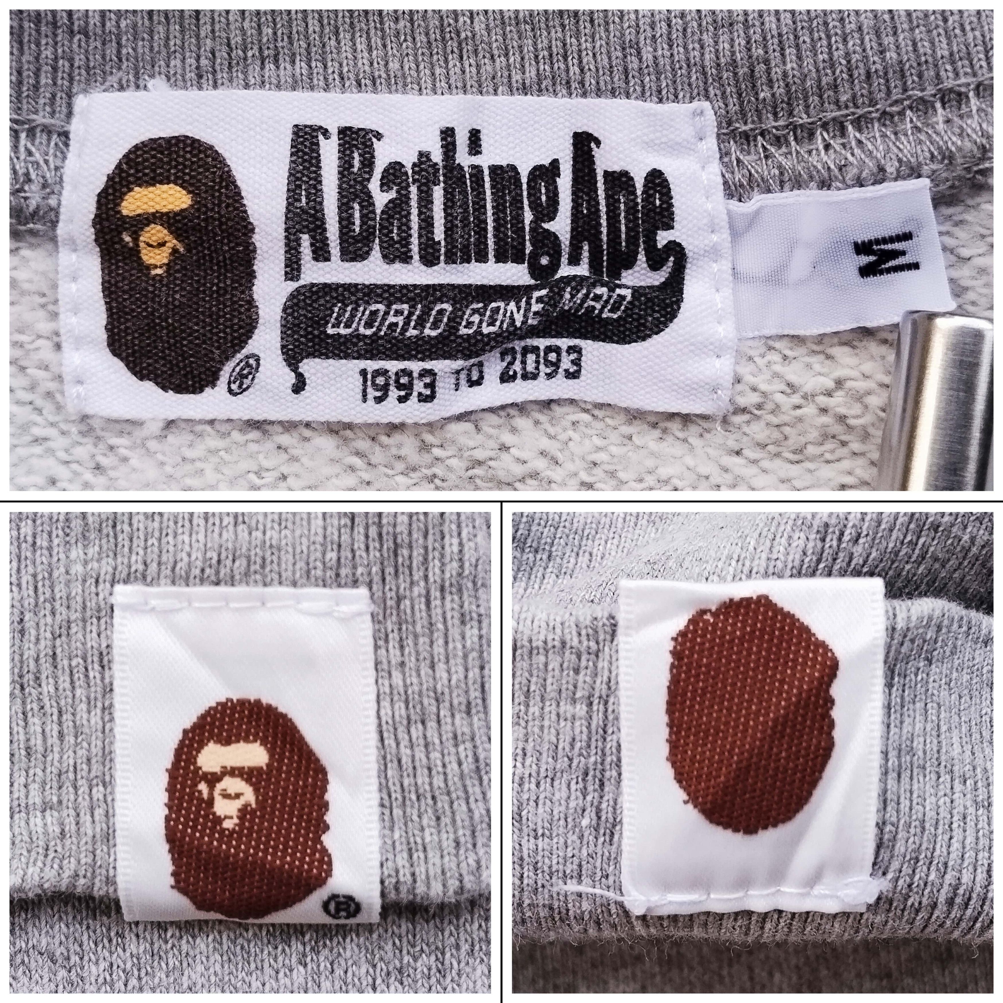 Bape 2014 Bape Embriodery Ape Head Crewneck Size US M / EU 48-50 / 2 - 5 Thumbnail