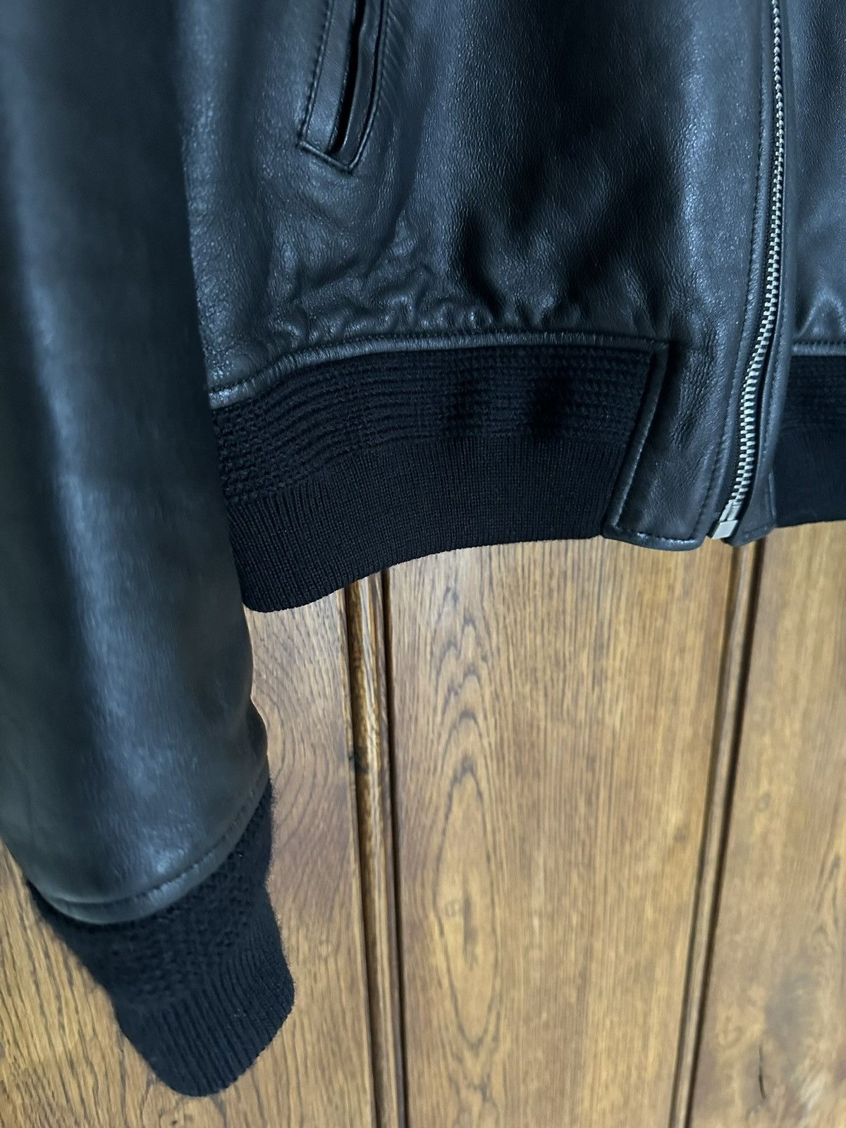 Saint Laurent Paris FW15 Saint Laurent aviator leather jacket 52 Hedi grail Size US L / EU 52-54 / 3 - 13 Thumbnail