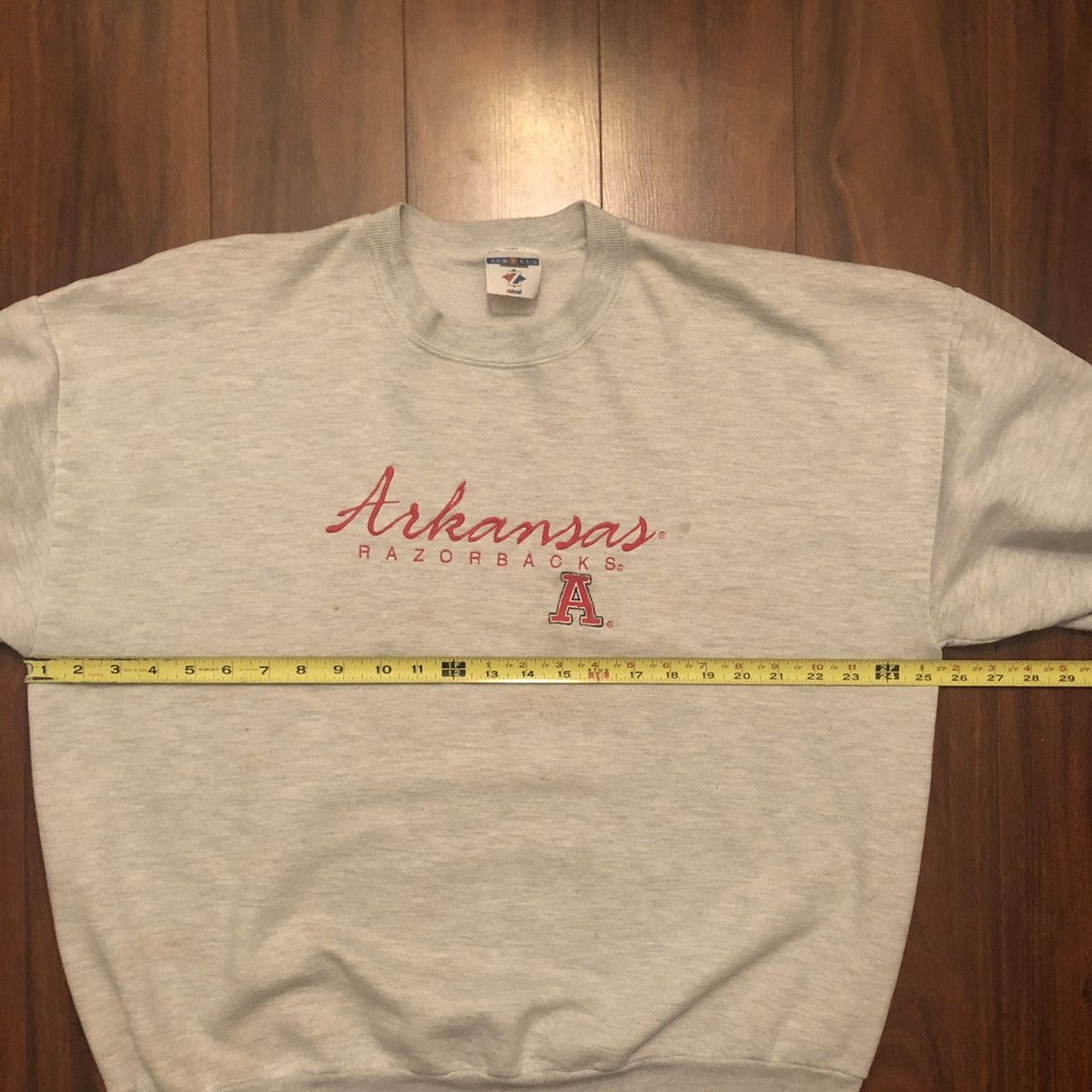 Jerzees Vintage 90s University of Arkansas Razorbacks Sweatshirt Size US L / EU 52-54 / 3 - 2 Thumbnail