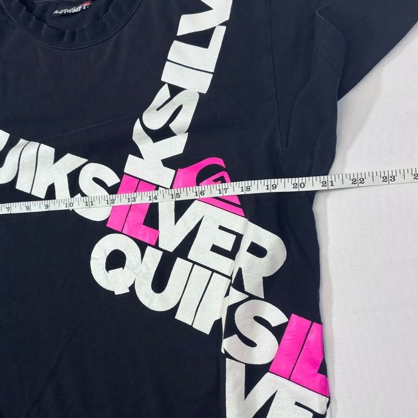 Quiksilver Quiksilver The Original Tee Unisex L Black Modern Vintage Size L / US 10 / IT 46 - 4 Thumbnail