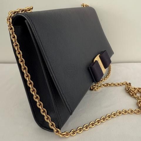 Salvatore Ferragamo o1s1rm0526 Size : OS / Crossbody Bag in Midnight Blue Size ONE SIZE - 3 Thumbnail
