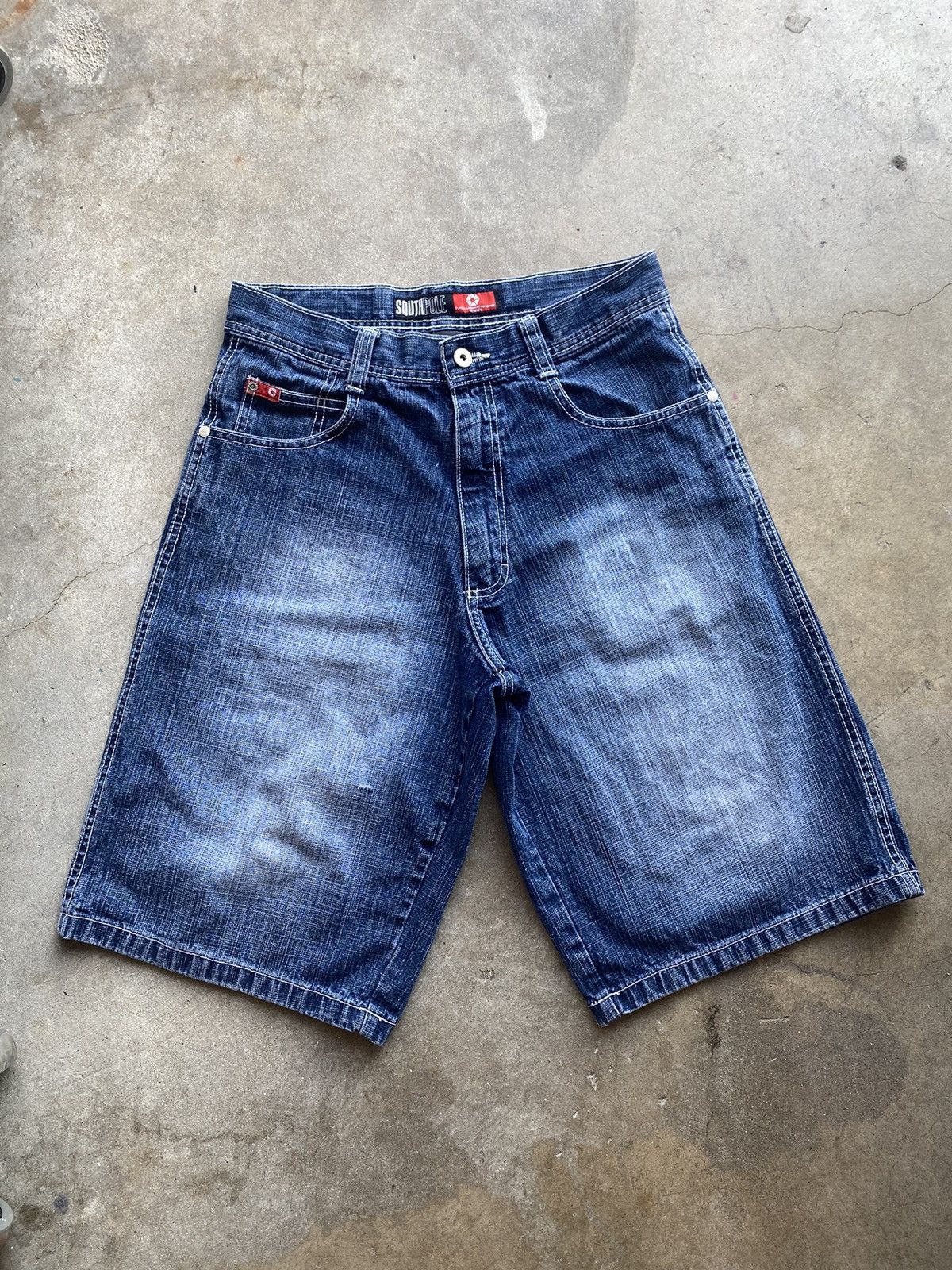 Southpole South Pole blue denim shorts Size US 30 / EU 46 - 3 Thumbnail