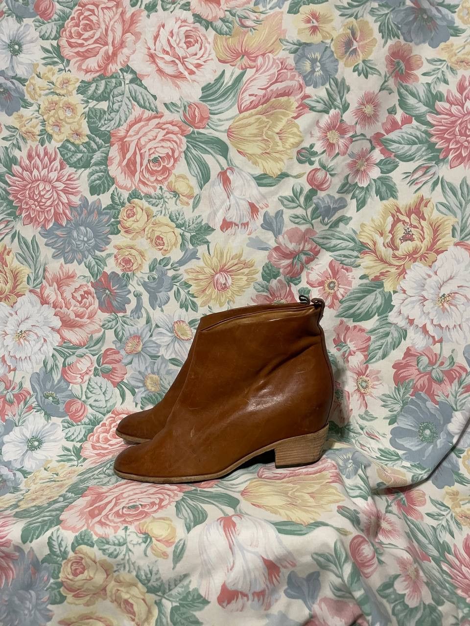 Maison Margiela Maison Margiela Leather Hidden Wedge Ankle Boots - Size 41 Size US 8 / IT 38 - 1 Thumbnail