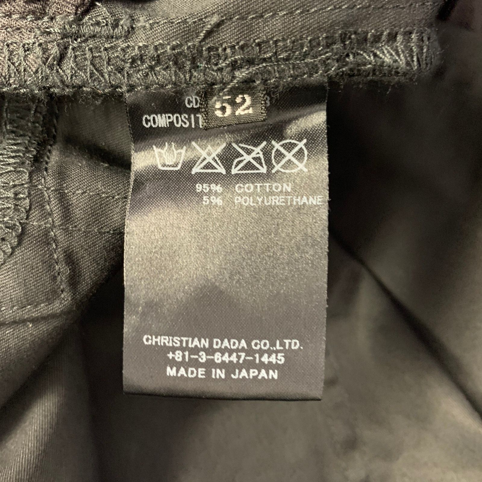Christian Dada CHRISTIAN DADA Size 36 Black Distressed Cotton Zip Jeans Size US 36 / EU 52 - 6 Thumbnail