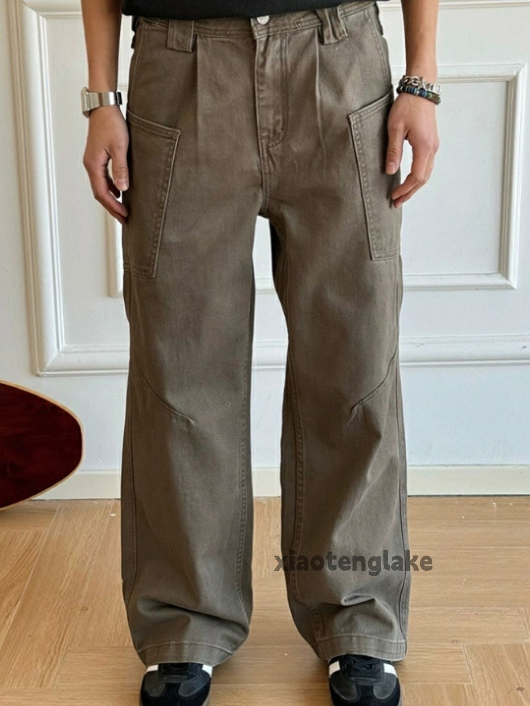 Designer × Japanese Brand × Vintage washed faded utility carpenter workwear cargo pants Size US 32 / EU 48 - 3 Thumbnail