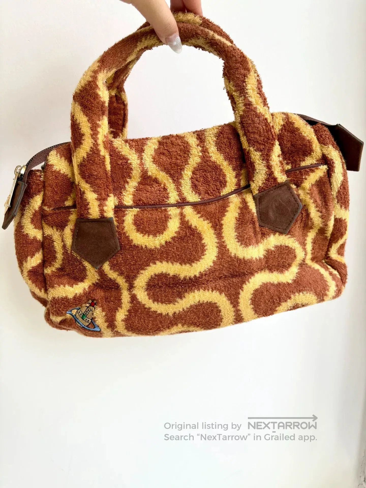 Vivienne Westwood Vivienne Westwood Vintage Brown Pirate Print Handbag. Size ONE SIZE - 1 Thumbnail