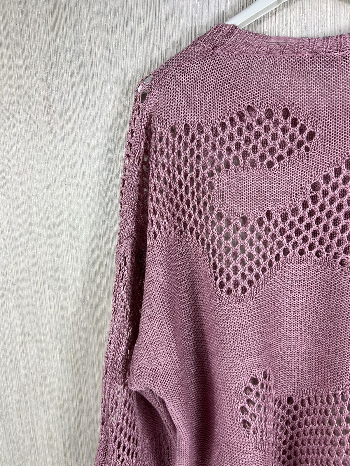 Diesel Diesel distressed open knit thrashed sweater oversize spider Size XS / US 0-2 / IT 36-38 - 18 Thumbnail