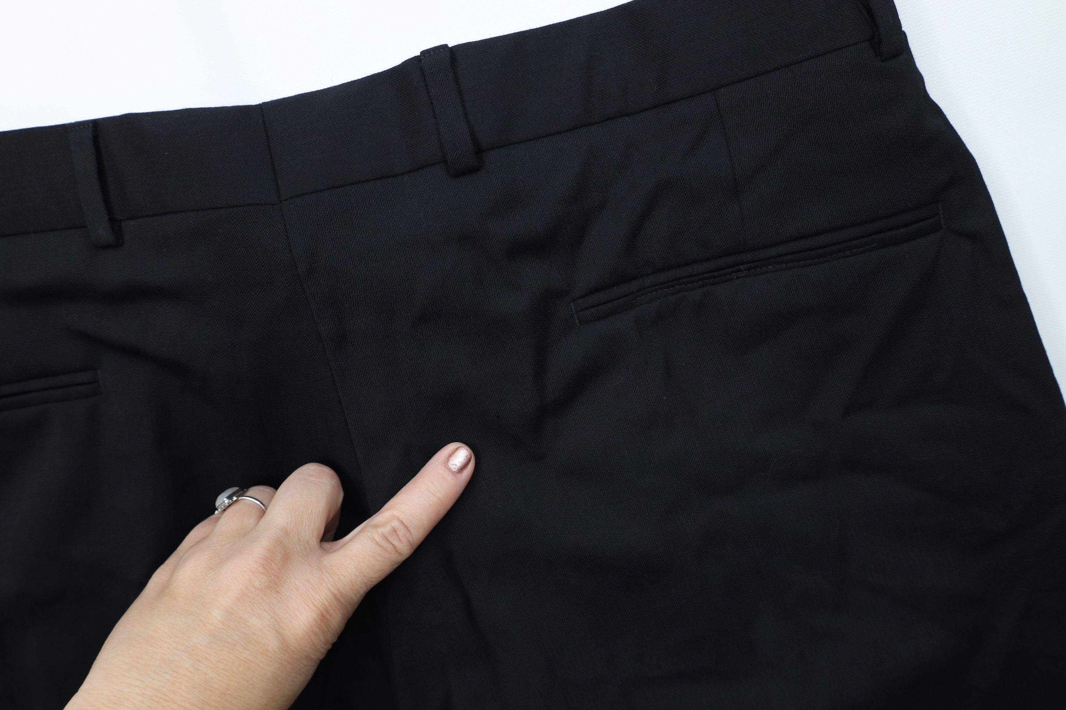 Vintage Vintage 90s Streetwear Worsted Wide Leg Chino Pants Black Size US 36 / EU 52 - 14 Thumbnail