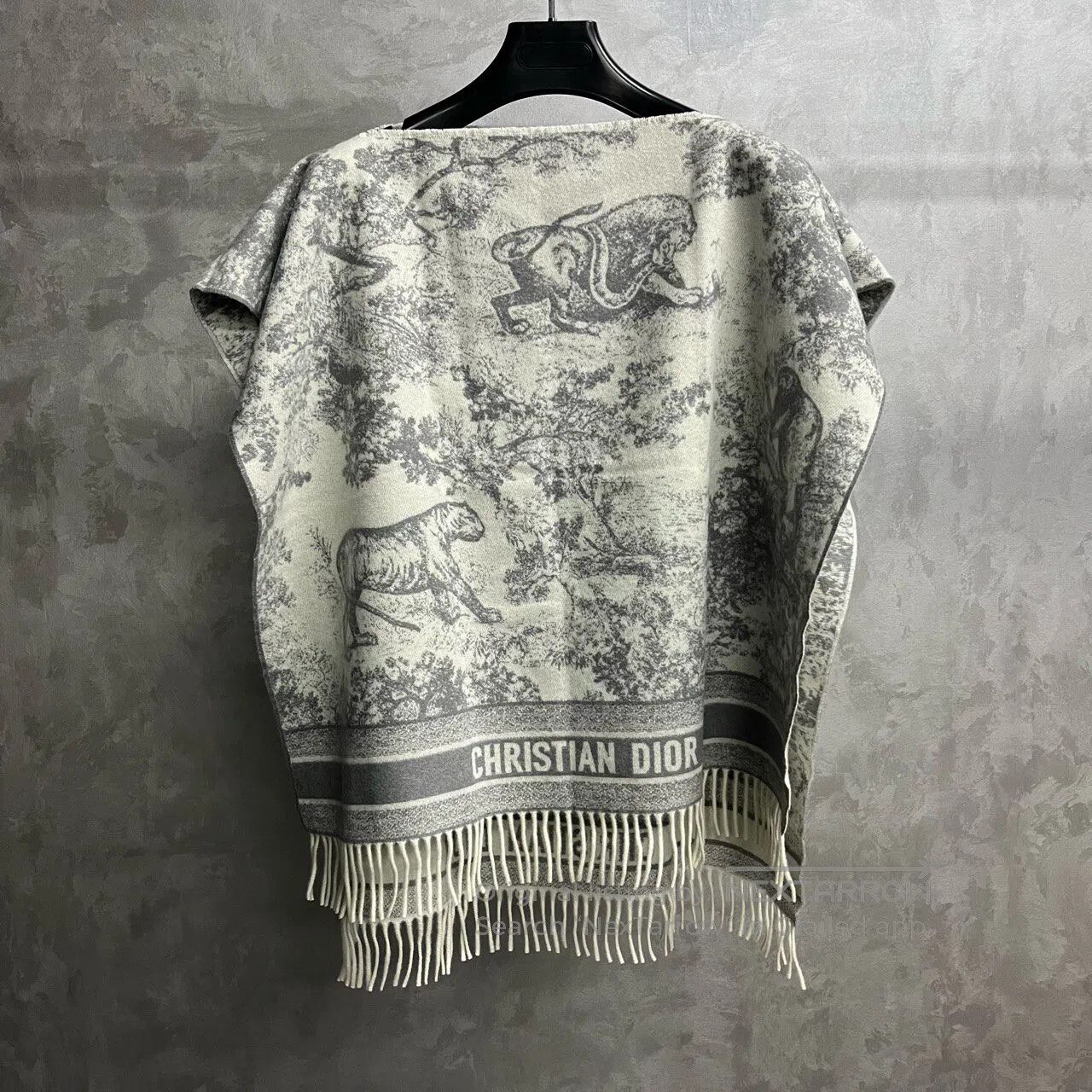 Dior Dior Printed sleeveless cloak or cloak-like garment| Size ONE SIZE - 1 Thumbnail