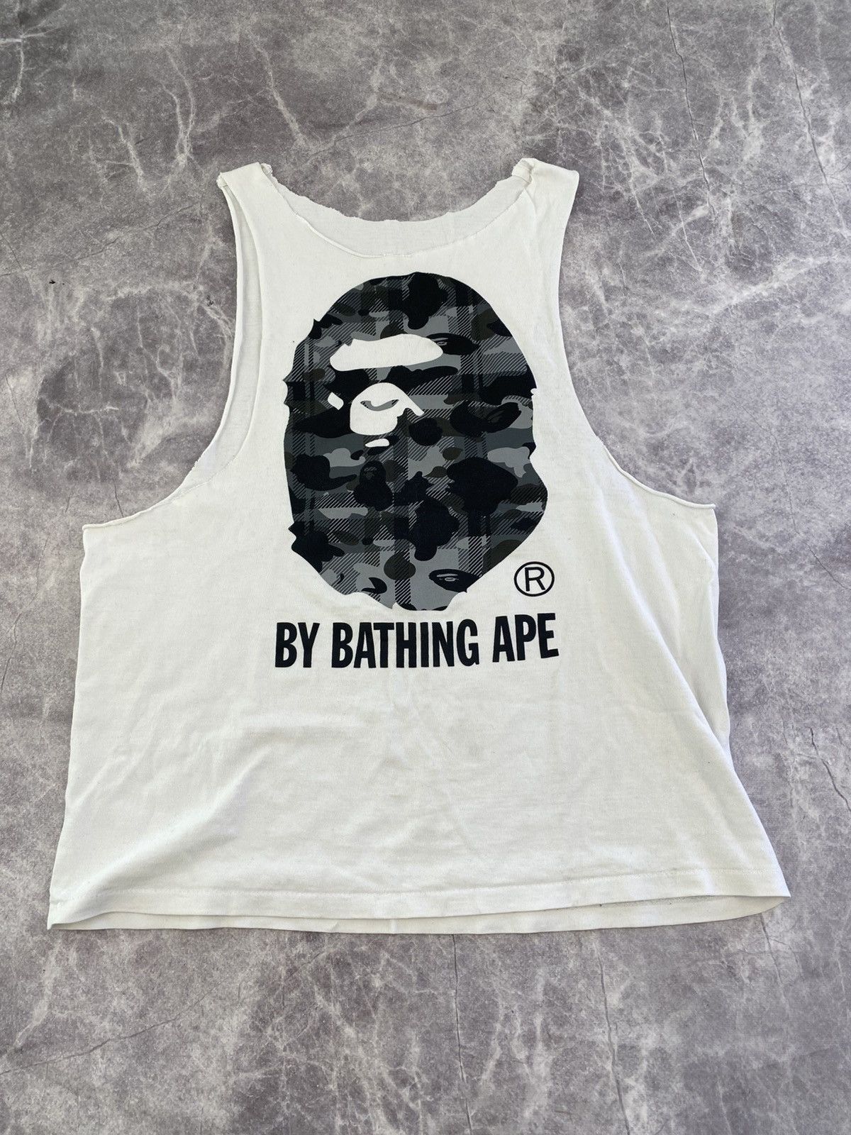 Bape Bape Vintage Single Stitch Japan Cut Sleeve T-shirt Tank top Size US M / EU 48-50 / 2 - 1 Thumbnail