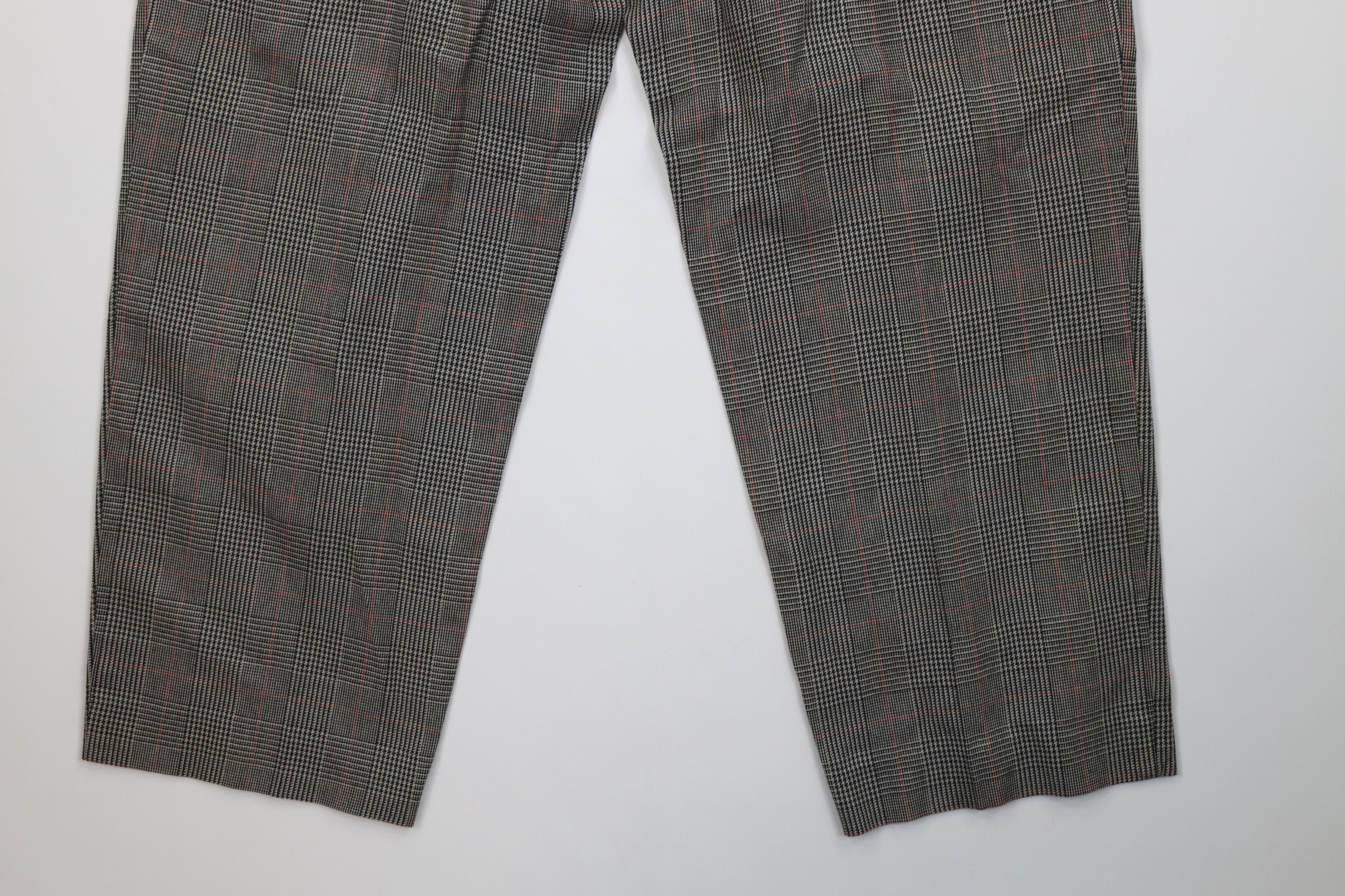 Tommy Hilfiger Vintage 90s Tommy Hilfiger Wide Leg Chino Pants Houndstooth Size US 34 / EU 50 - 14 Thumbnail