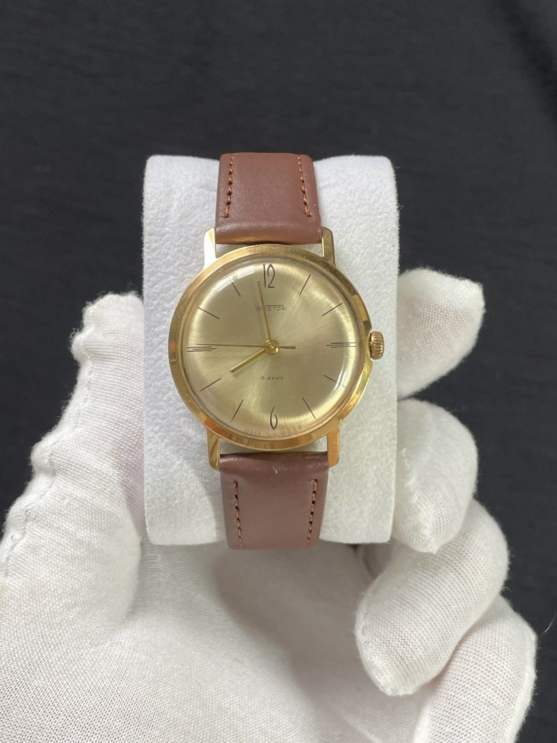 Vintage Vintage Watch Vostok Soviet USSR Mechanical Retro 1970s Size ONE SIZE - 1 Thumbnail
