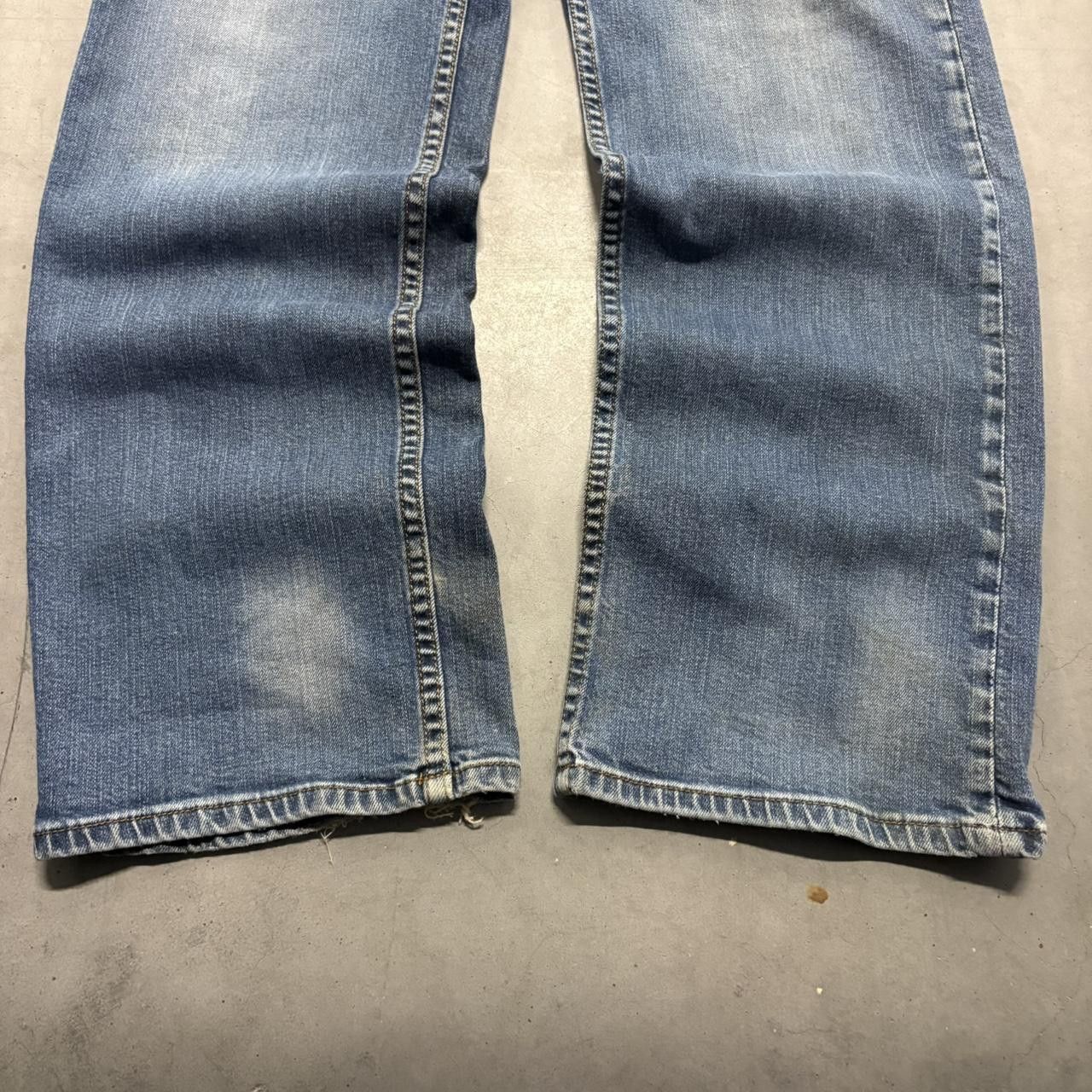 Vintage Crazy Vintage Y2K/2000s Tall Grunge Medium Blue Wash Streetwear Denim Jeans! Size US 34 / EU 50 - 3 Thumbnail