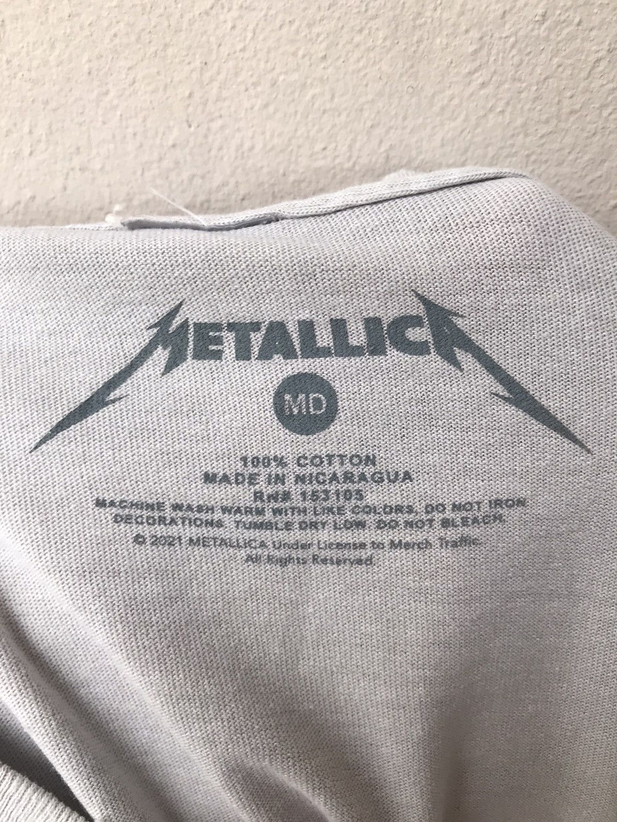 Band Tees Vintage Y2k Distressed Metallica And Justice For All Tee Size US M / EU 48-50 / 2 - 8 Thumbnail