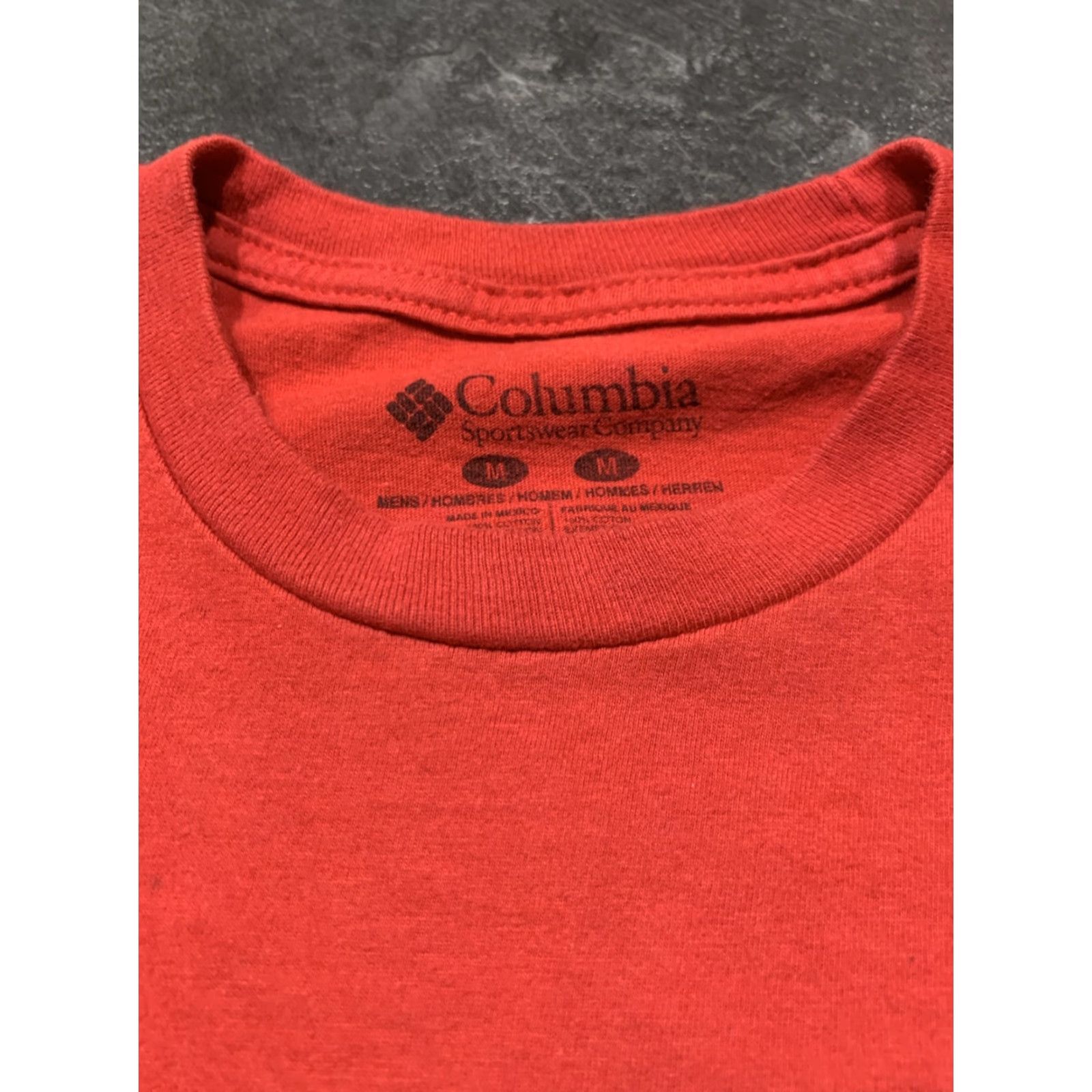 Vintage Columbia PFG Men's Medium Red Graphic T-Shirt "Tools of the Trade" Outdoor Cotton Regular Fit Size US M / EU 48-50 / 2 - 6 Thumbnail
