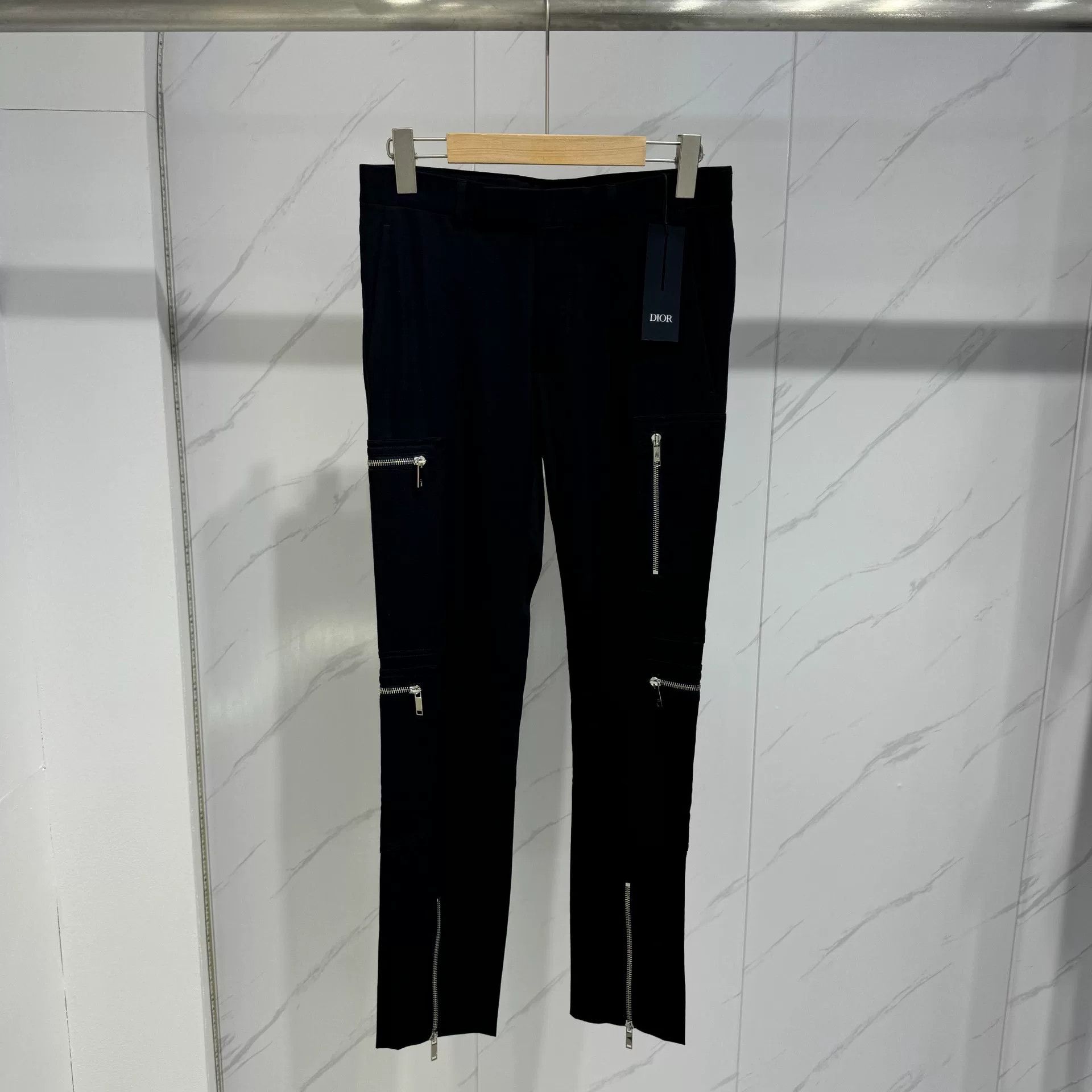 Dior Dior Wool Cargo Multi-Zipper Pants Size US 28 / EU 44 - 1 Thumbnail