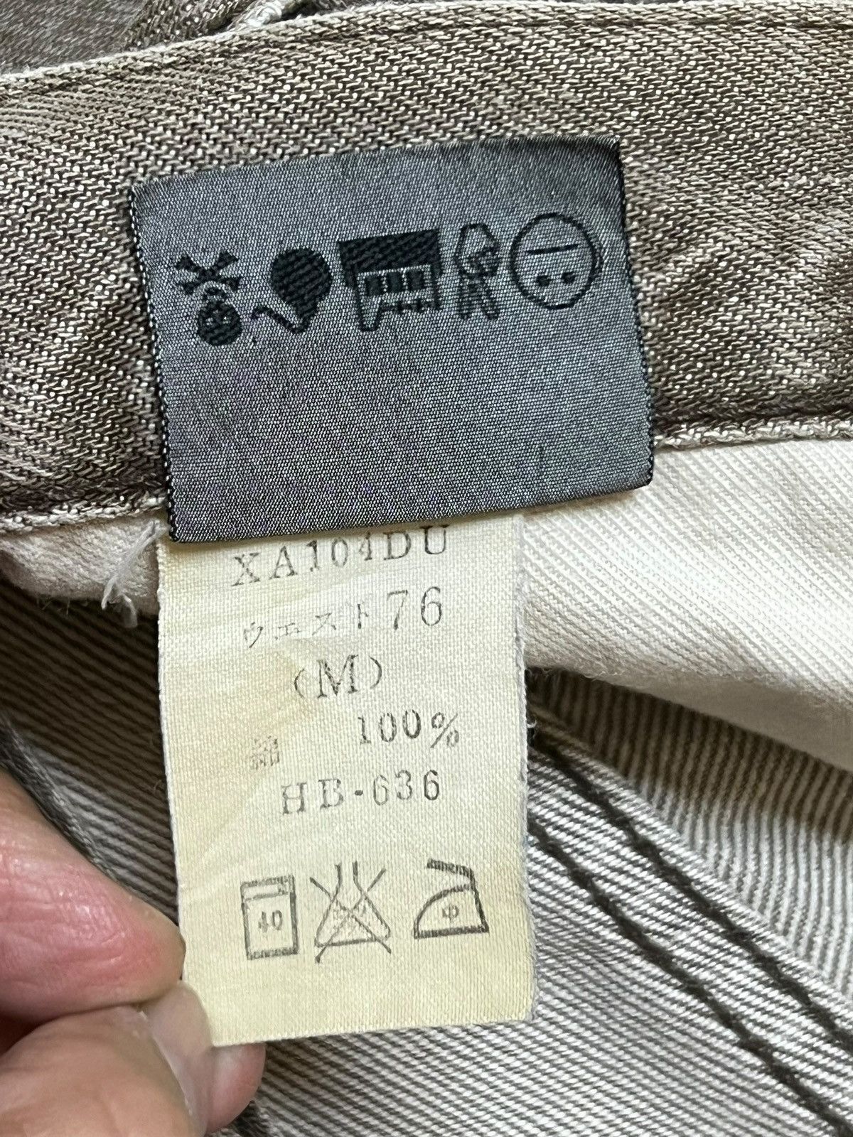 Big John Vintage Quadro+Phenia Big John Japan - Distressed Denim Size US 29 - 11 Thumbnail