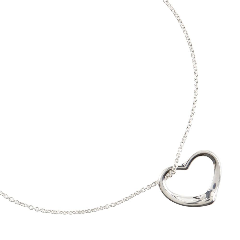 Tiffany & Co. Tiffany & Co. Tiffany Open Heart Elsa Peretti Silver 925 Necklace Metal Necklace DUTY FREE for USA Size ONE SIZE - 1 Thumbnail