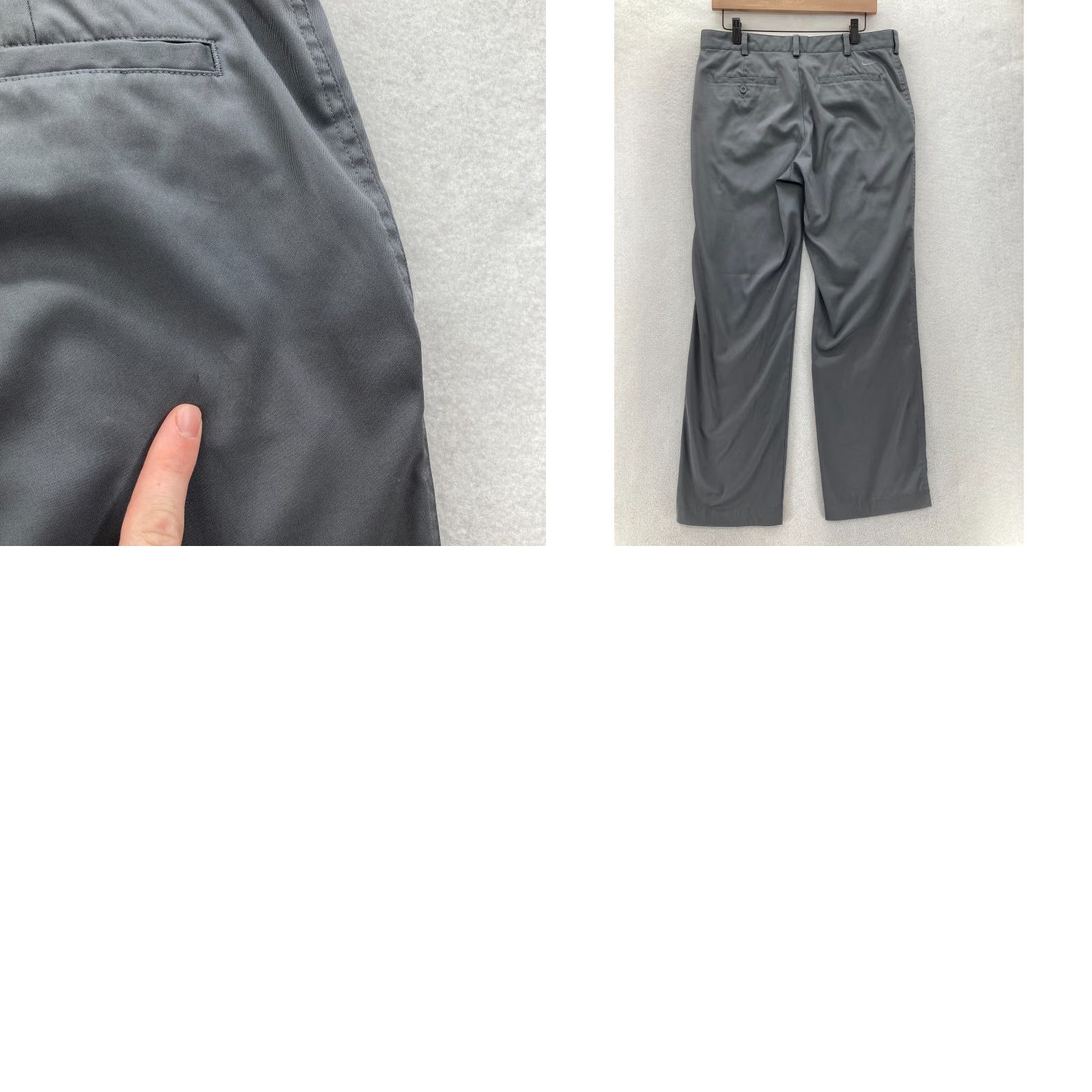 Nike Nike Golf Tech Pants Mens 32x30 Gray Performance Stretch Dri-Fit Casual Preppy Size US 32 / EU 48 - 10 Thumbnail