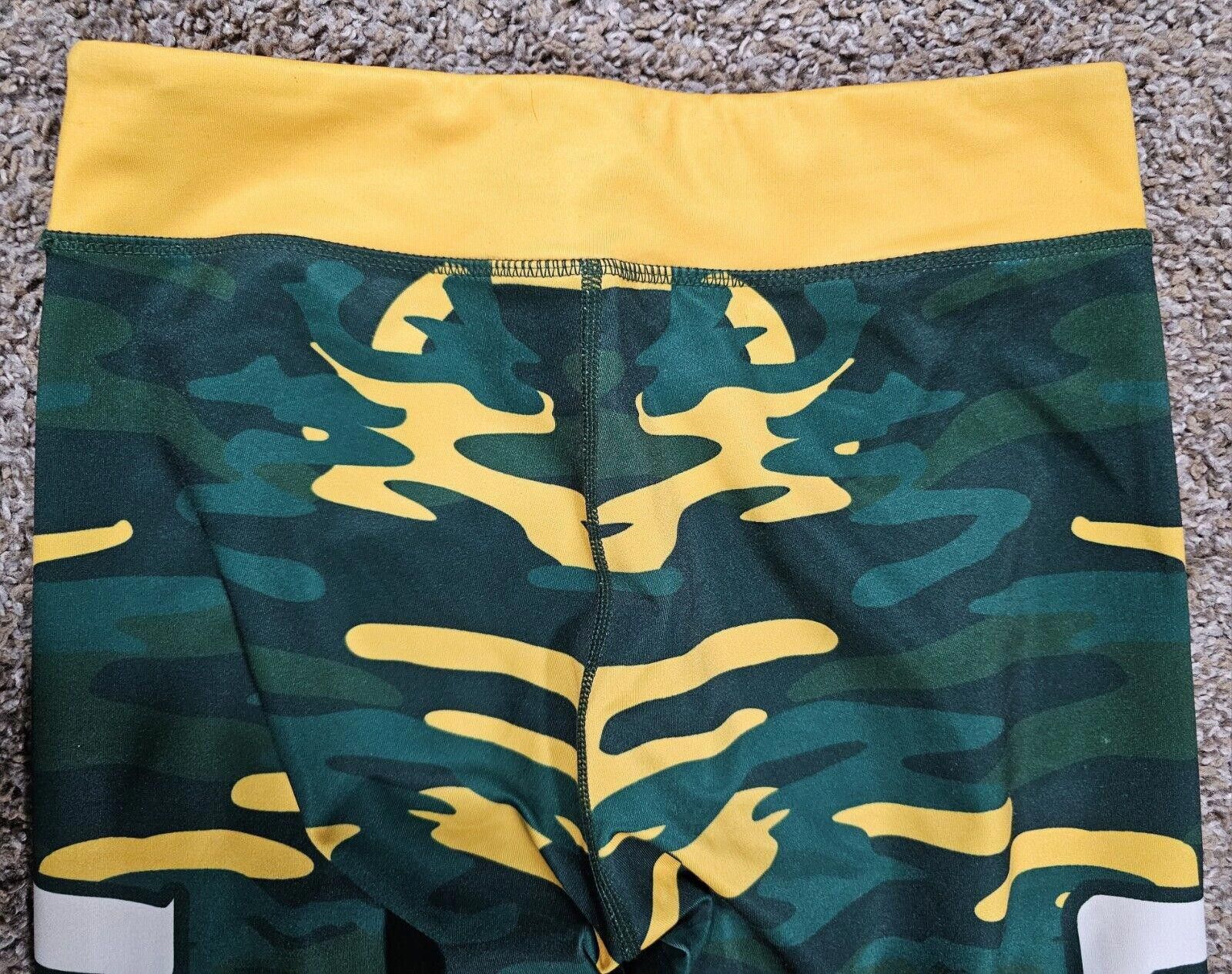 Designer Xlusion NFL LOVE Green Bay Packers Camo Women's Leggings S Size ONE SIZE - 9 Thumbnail
